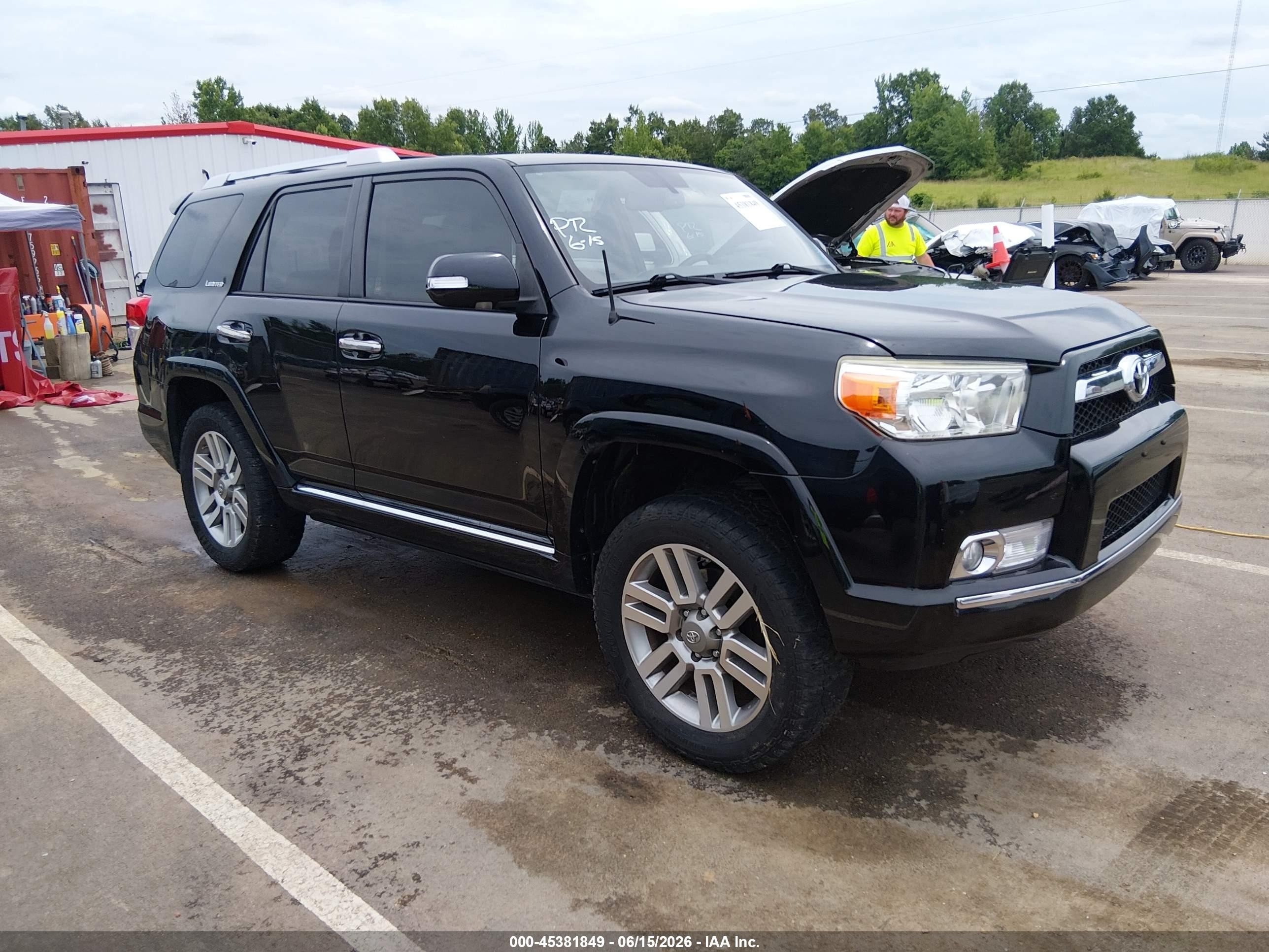 2012 Toyota 4runner Limited Black vin: JTEBU5JR2C5083022