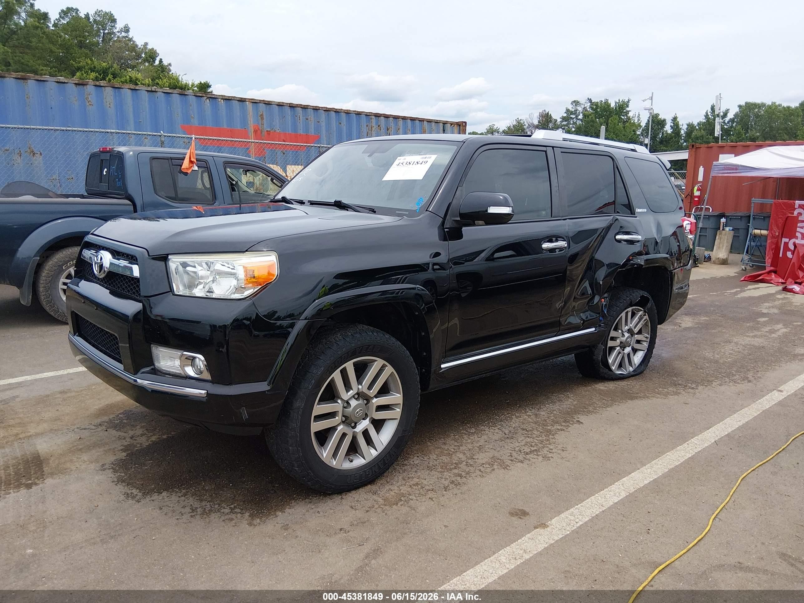 2012 Toyota 4runner Limited Black vin: JTEBU5JR2C5083022