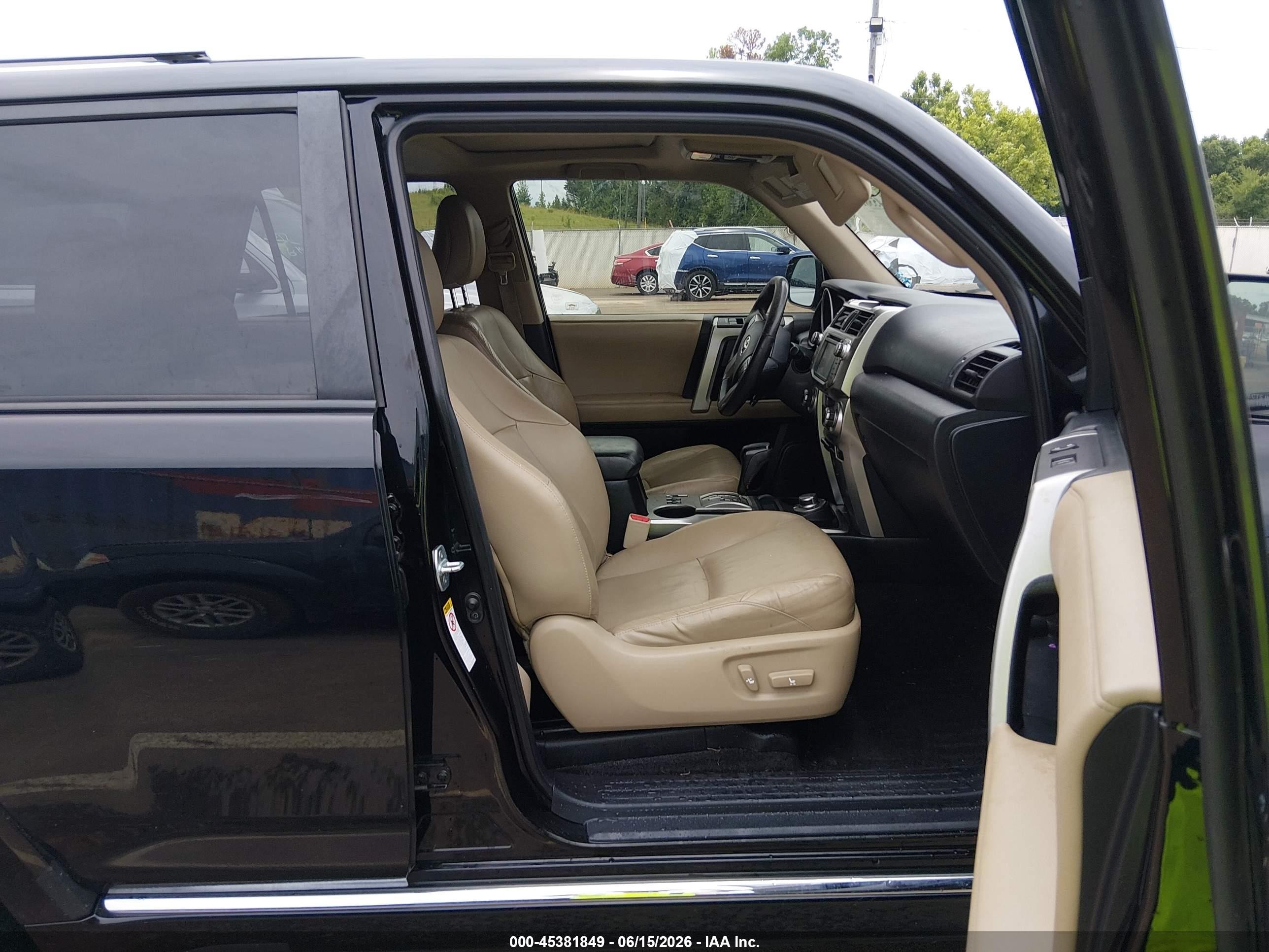 2012 Toyota 4runner Limited Black vin: JTEBU5JR2C5083022