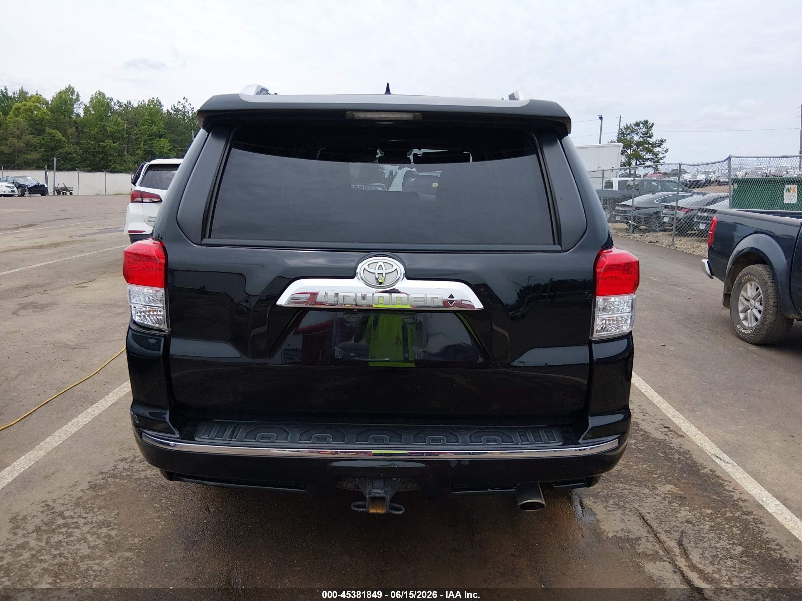 2012 Toyota 4runner Limited Black vin: JTEBU5JR2C5083022