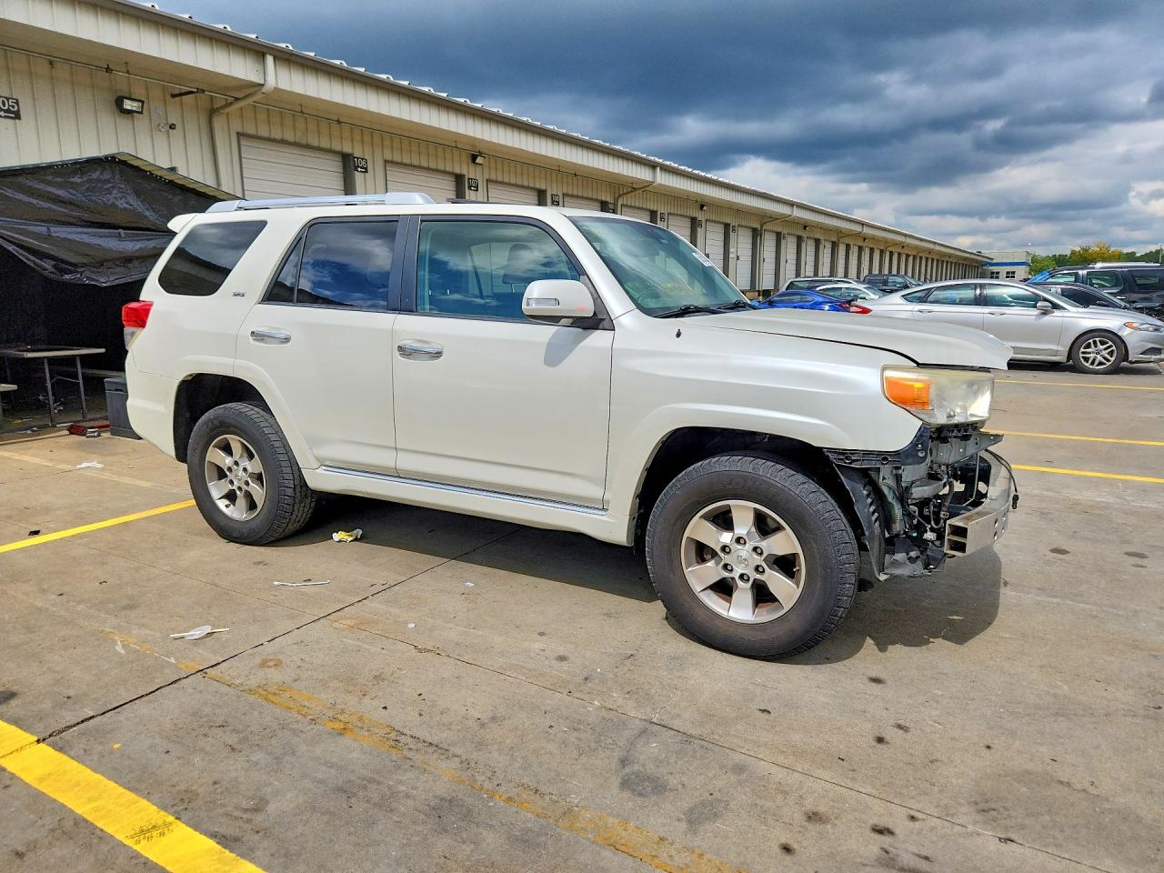 2012 Toyota 4runner Sr5 White vin: JTEBU5JR2C5092819