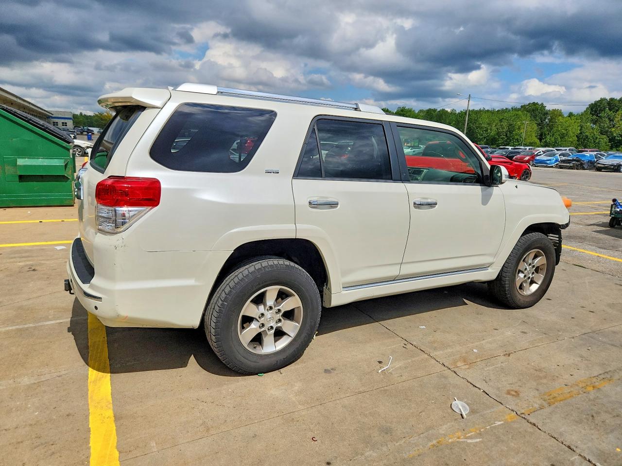 2012 Toyota 4runner Sr5 White vin: JTEBU5JR2C5092819
