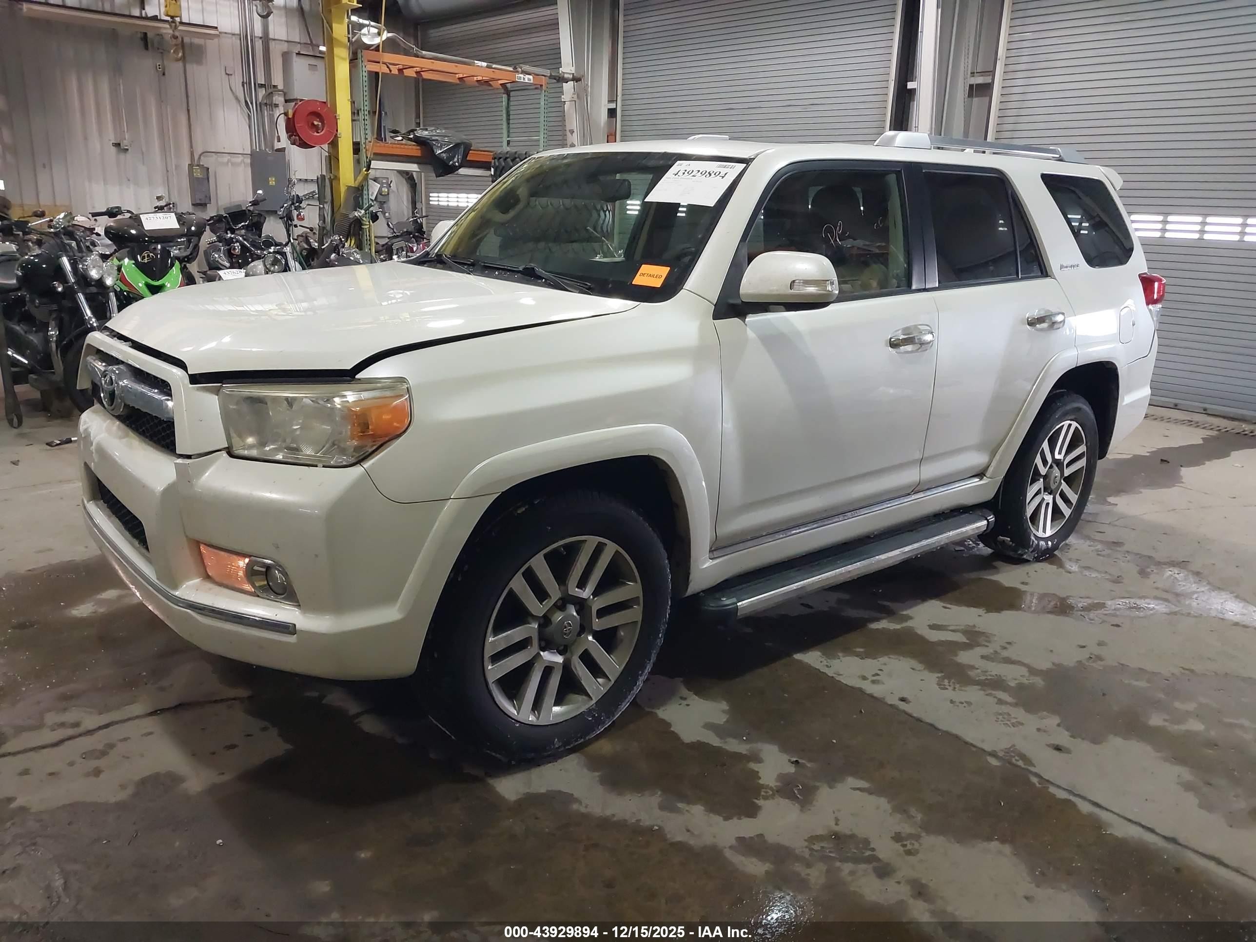 2012 Toyota 4runner Limited Белый vin: JTEBU5JR2C5109246