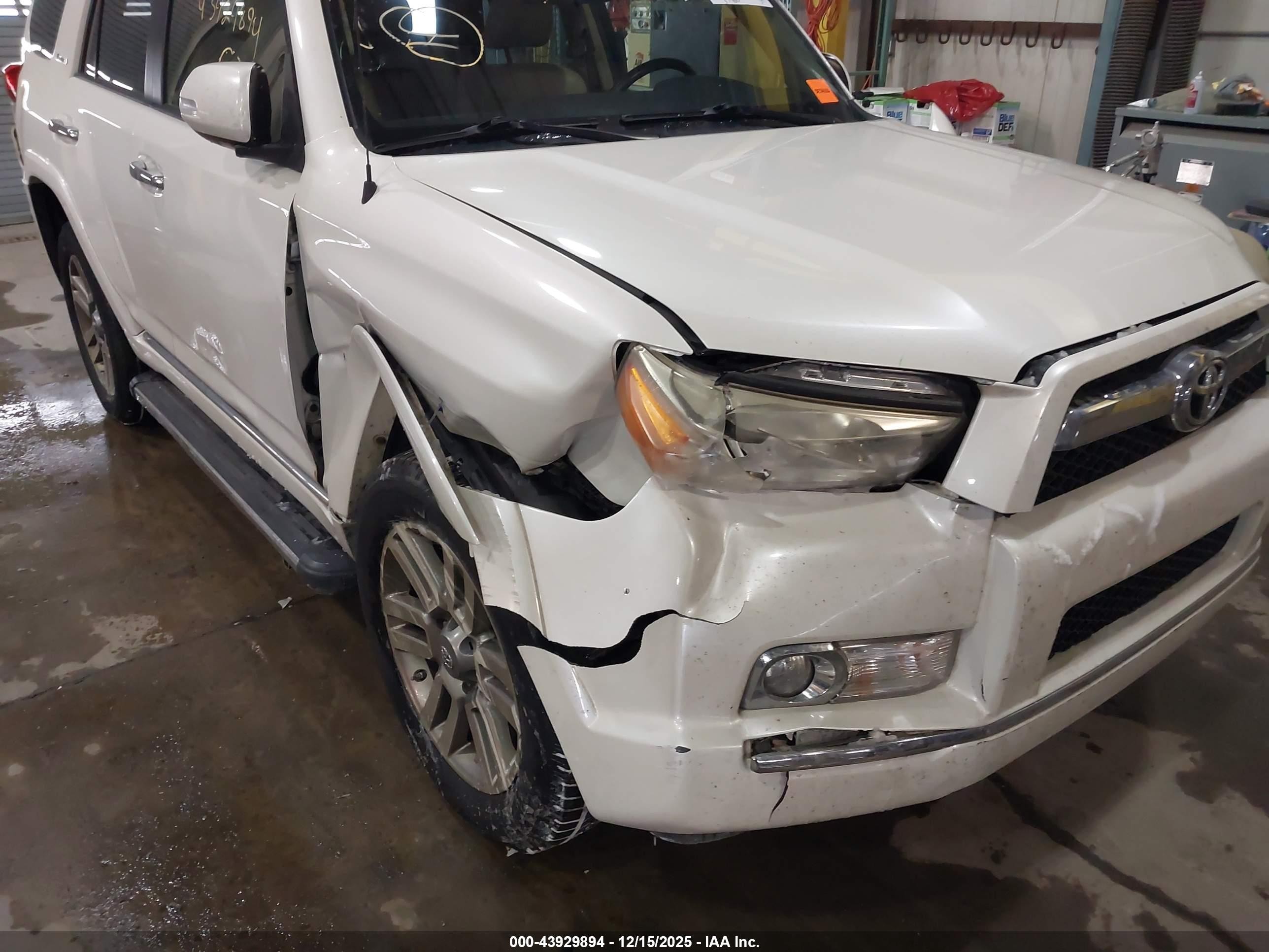 2012 Toyota 4runner Limited Белый vin: JTEBU5JR2C5109246