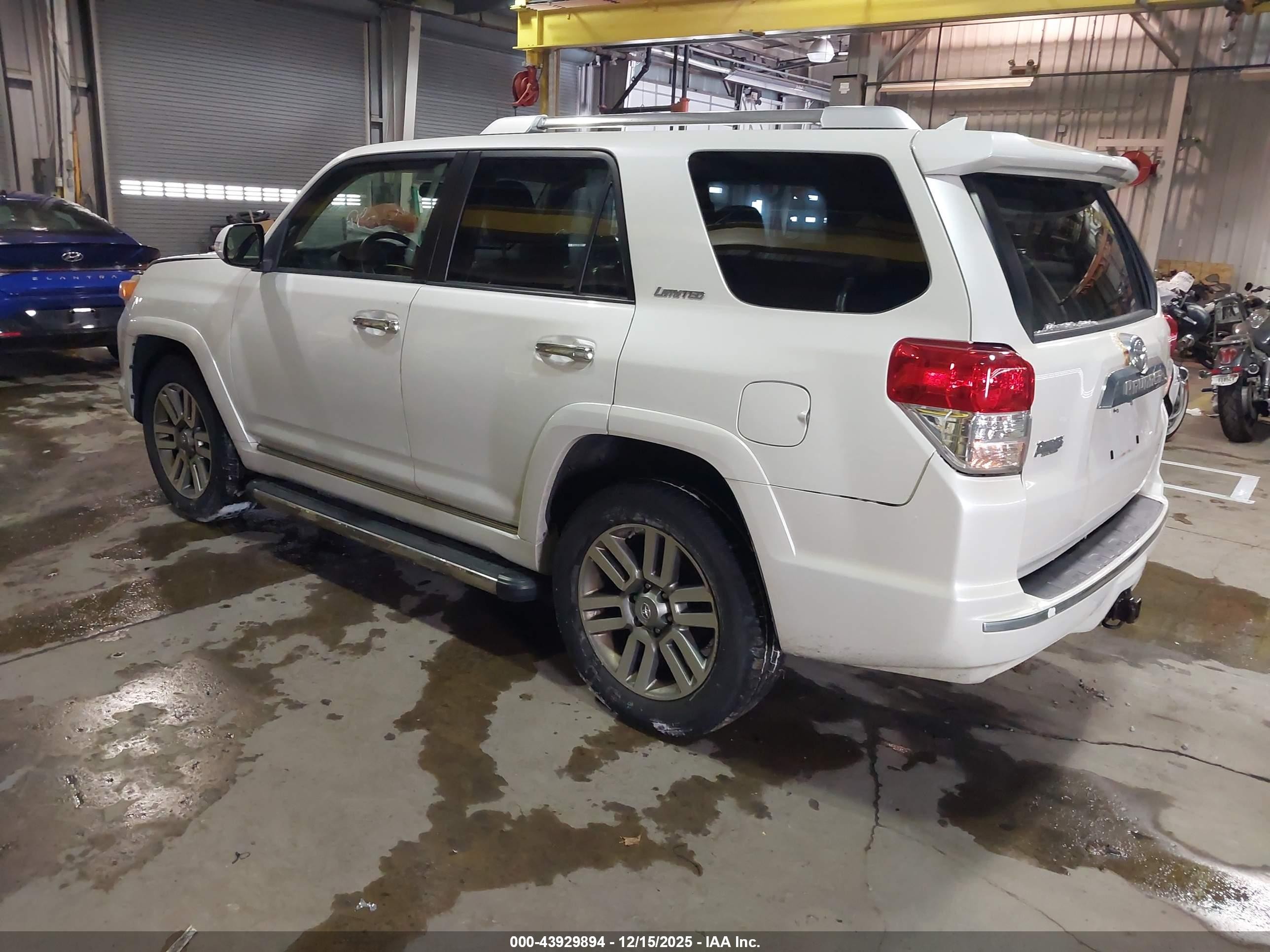 2012 Toyota 4runner Limited Белый vin: JTEBU5JR2C5109246