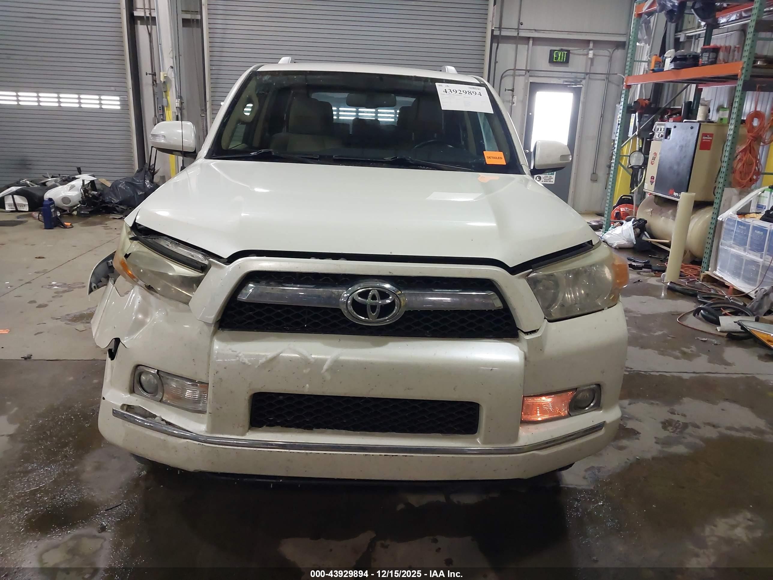 2012 Toyota 4runner Limited Белый vin: JTEBU5JR2C5109246