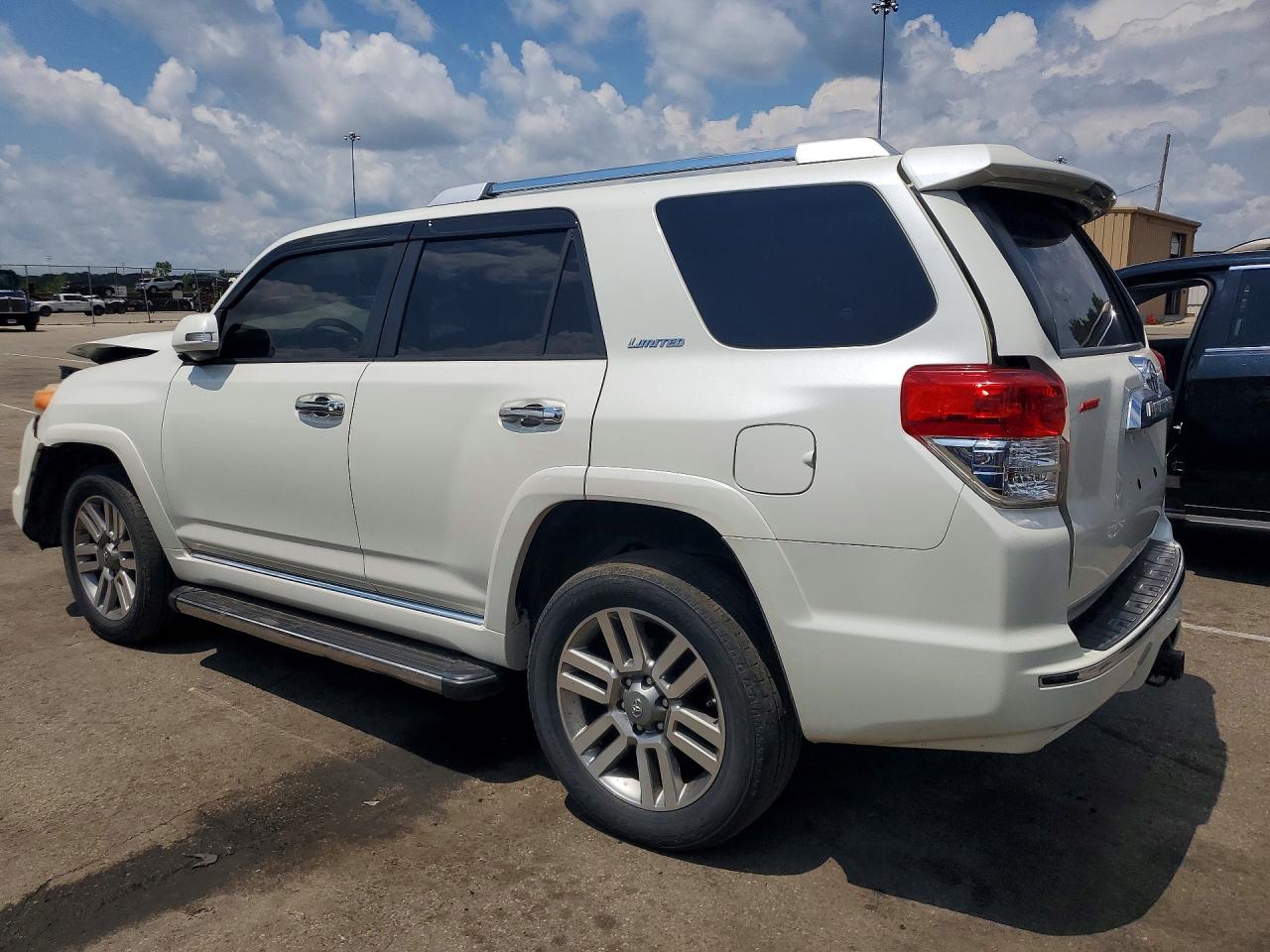2013 Toyota 4runner Limited White vin: JTEBU5JR2D5126680