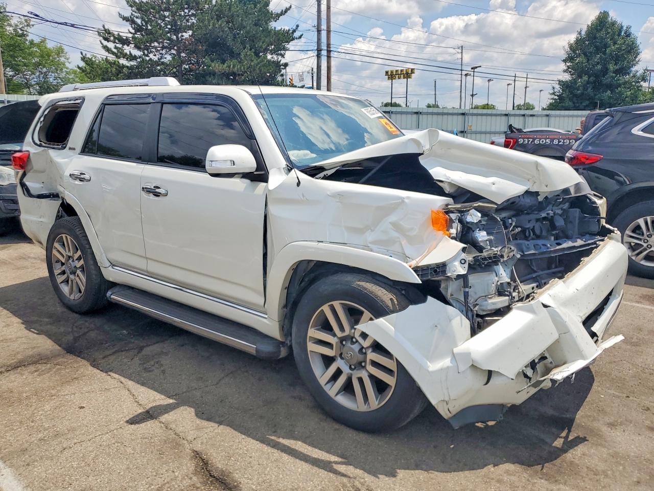 2013 Toyota 4runner Limited White vin: JTEBU5JR2D5126680