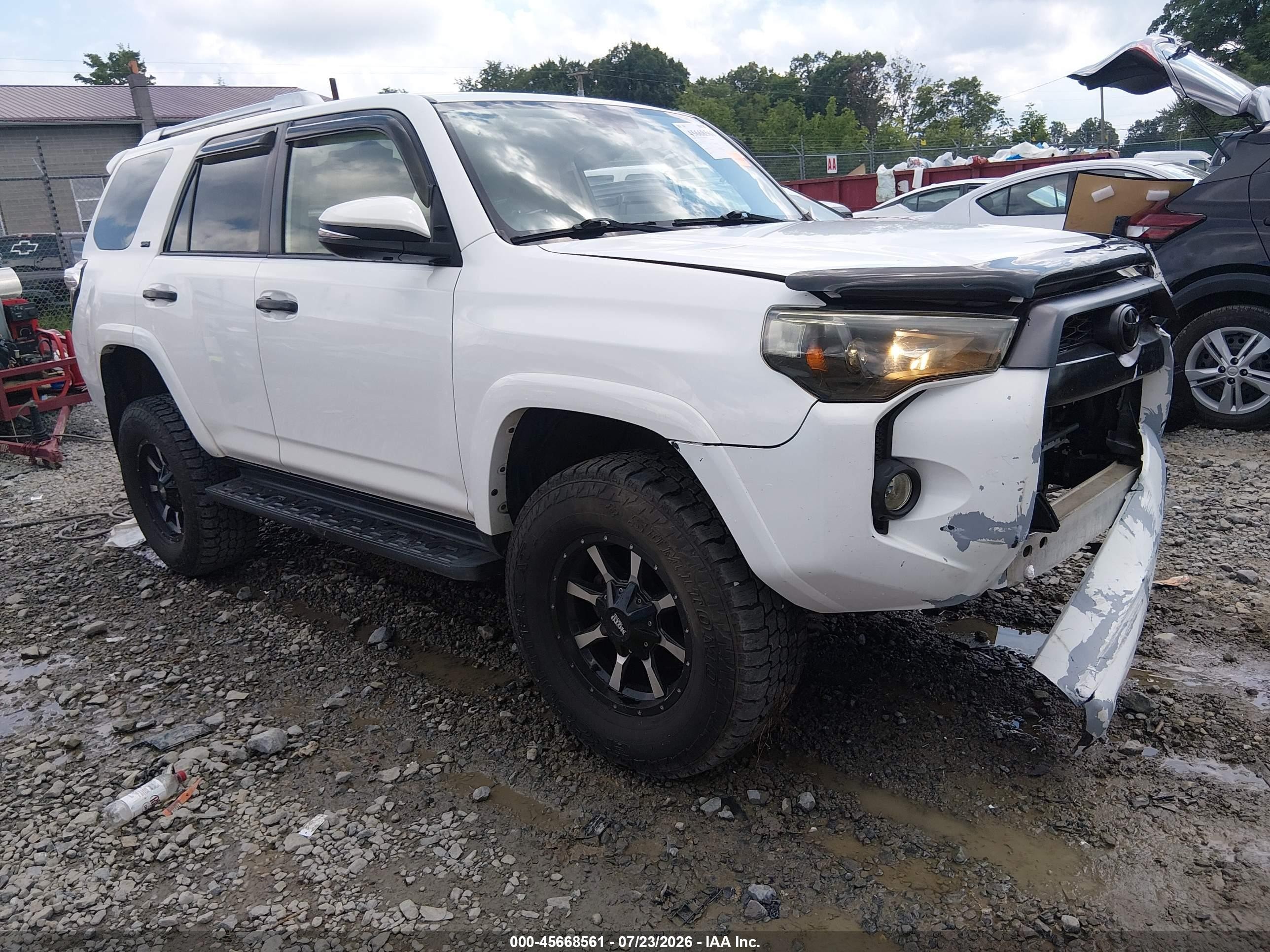 2014 Toyota 4runner Sr5 Premium Белый vin: JTEBU5JR2E5165111