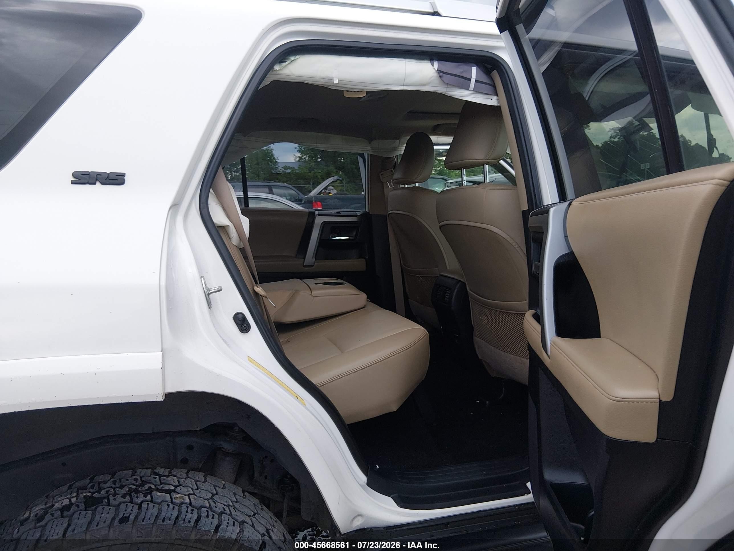 2014 Toyota 4runner Sr5 Premium Белый vin: JTEBU5JR2E5165111