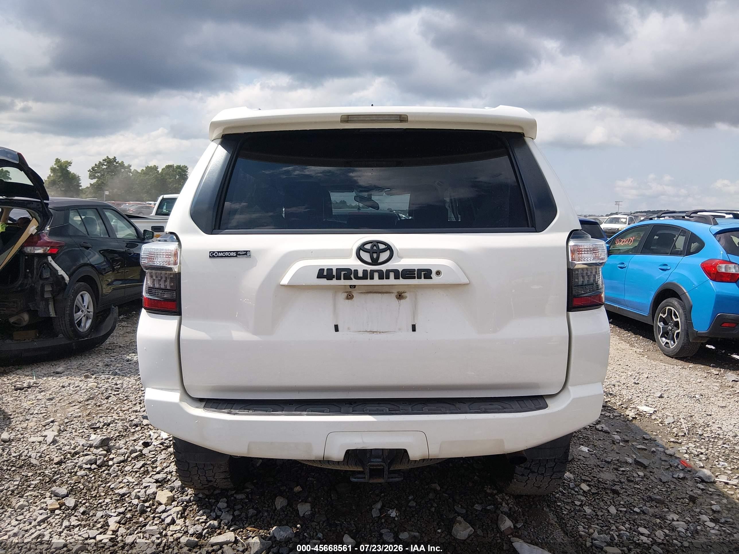 2014 Toyota 4runner Sr5 Premium Белый vin: JTEBU5JR2E5165111