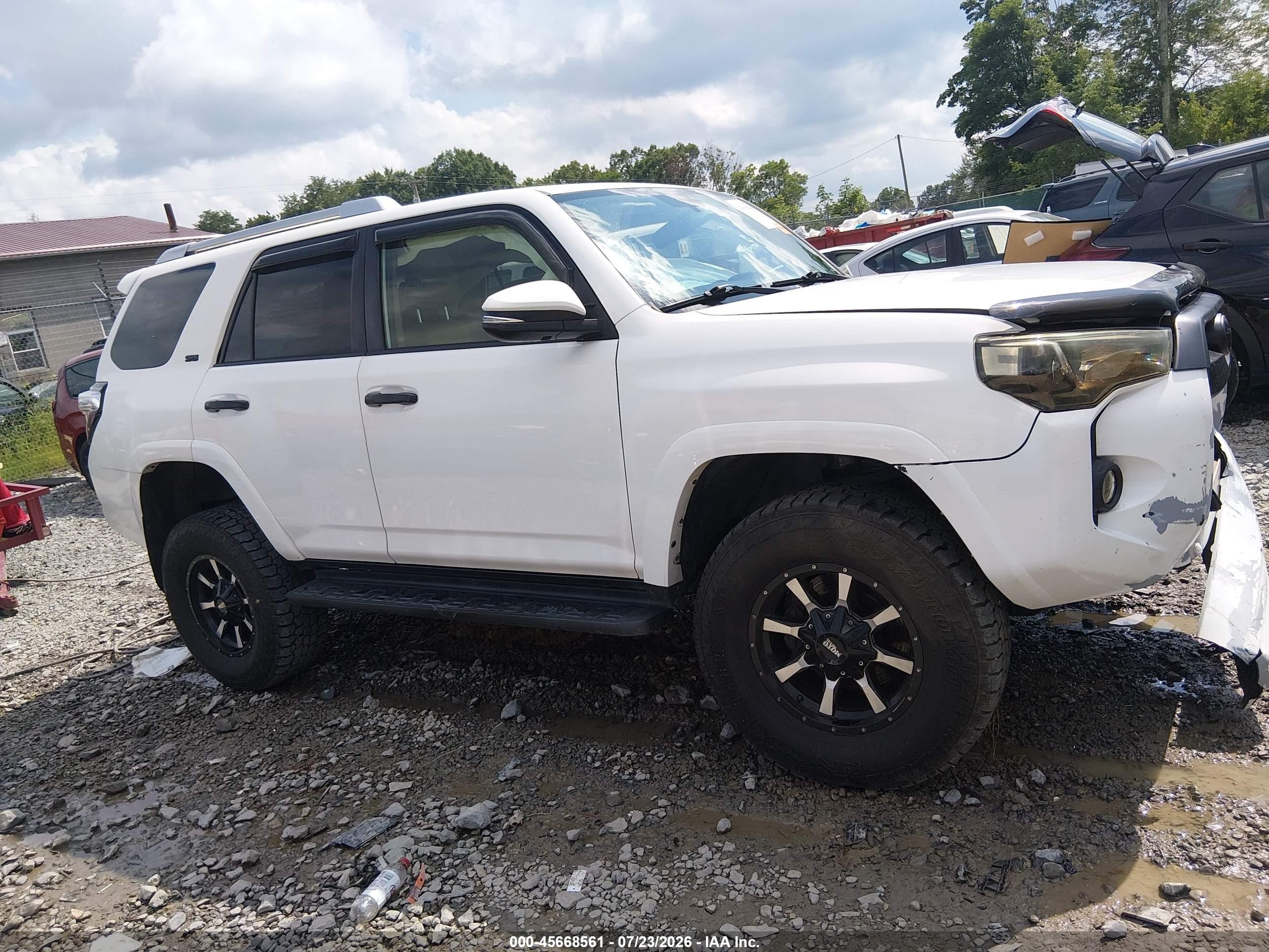 2014 Toyota 4runner Sr5 Premium Белый vin: JTEBU5JR2E5165111