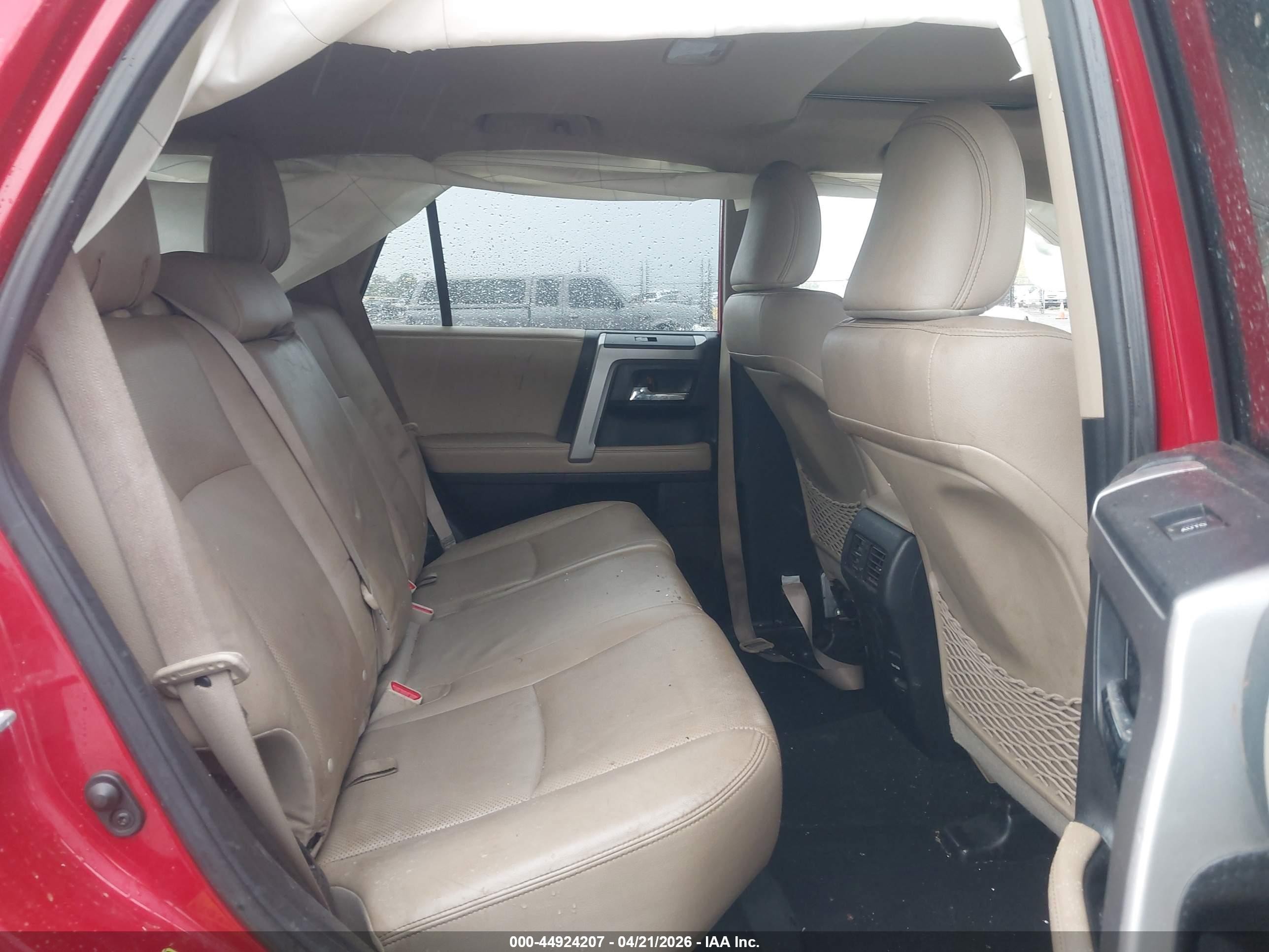 2014 Toyota 4runner Limited Red vin: JTEBU5JR2E5174262