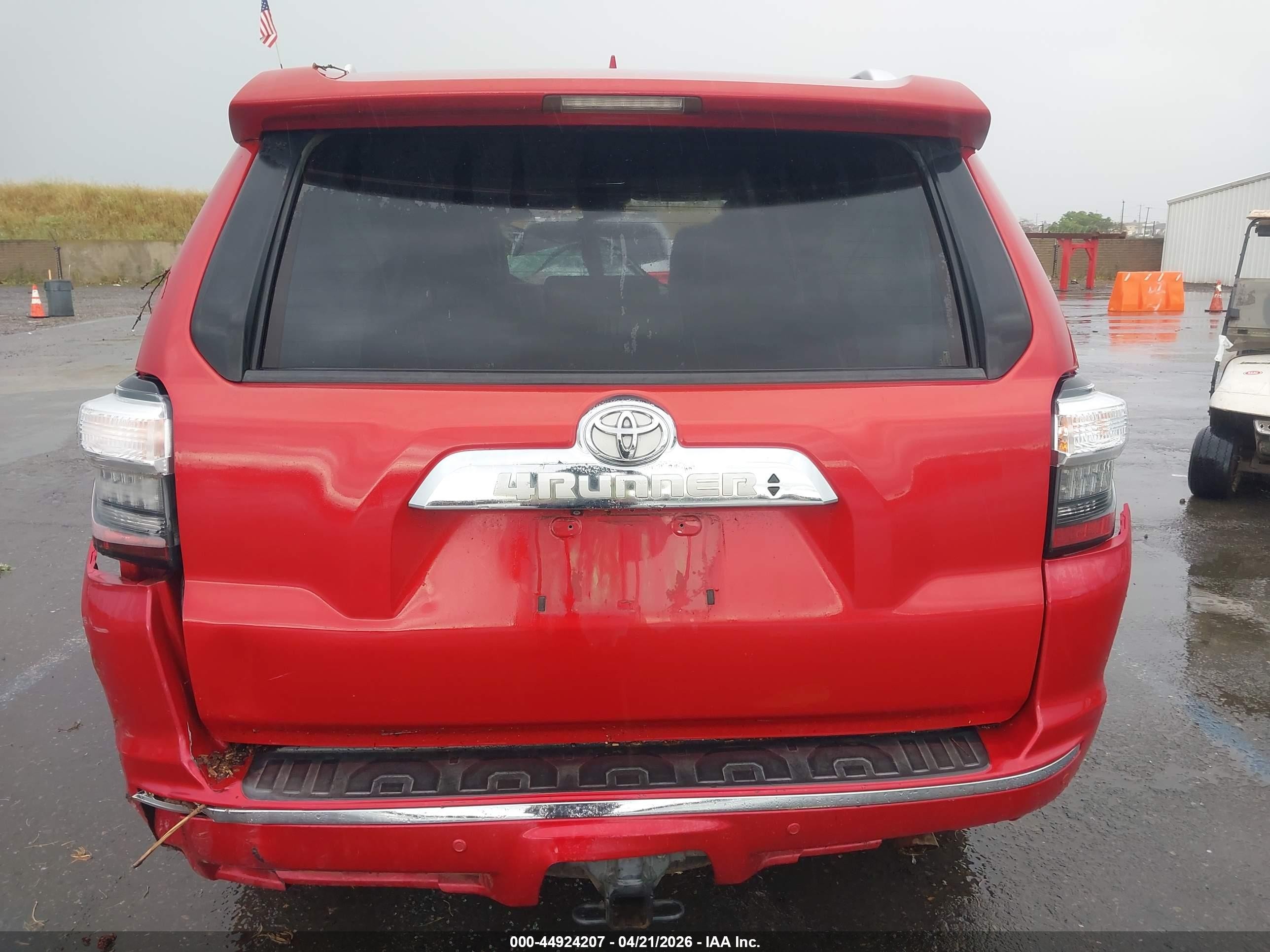2014 Toyota 4runner Limited Red vin: JTEBU5JR2E5174262
