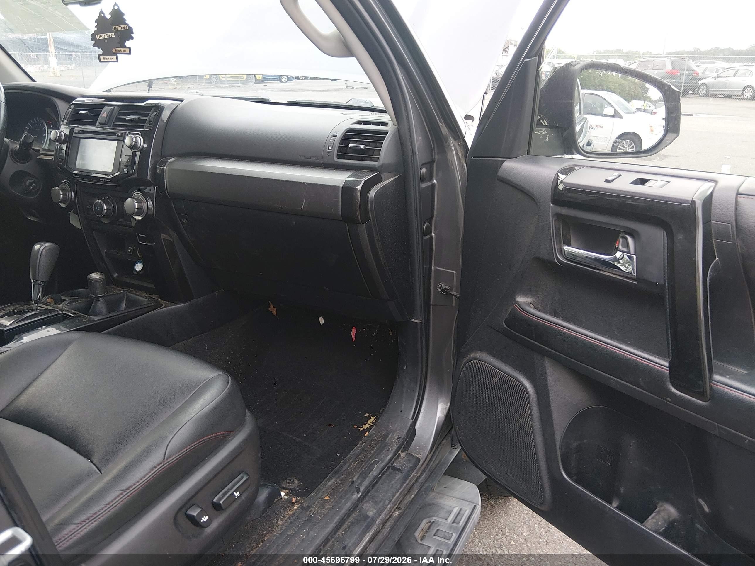 2014 Toyota 4runner Trail Premium Серый vin: JTEBU5JR2E5176402
