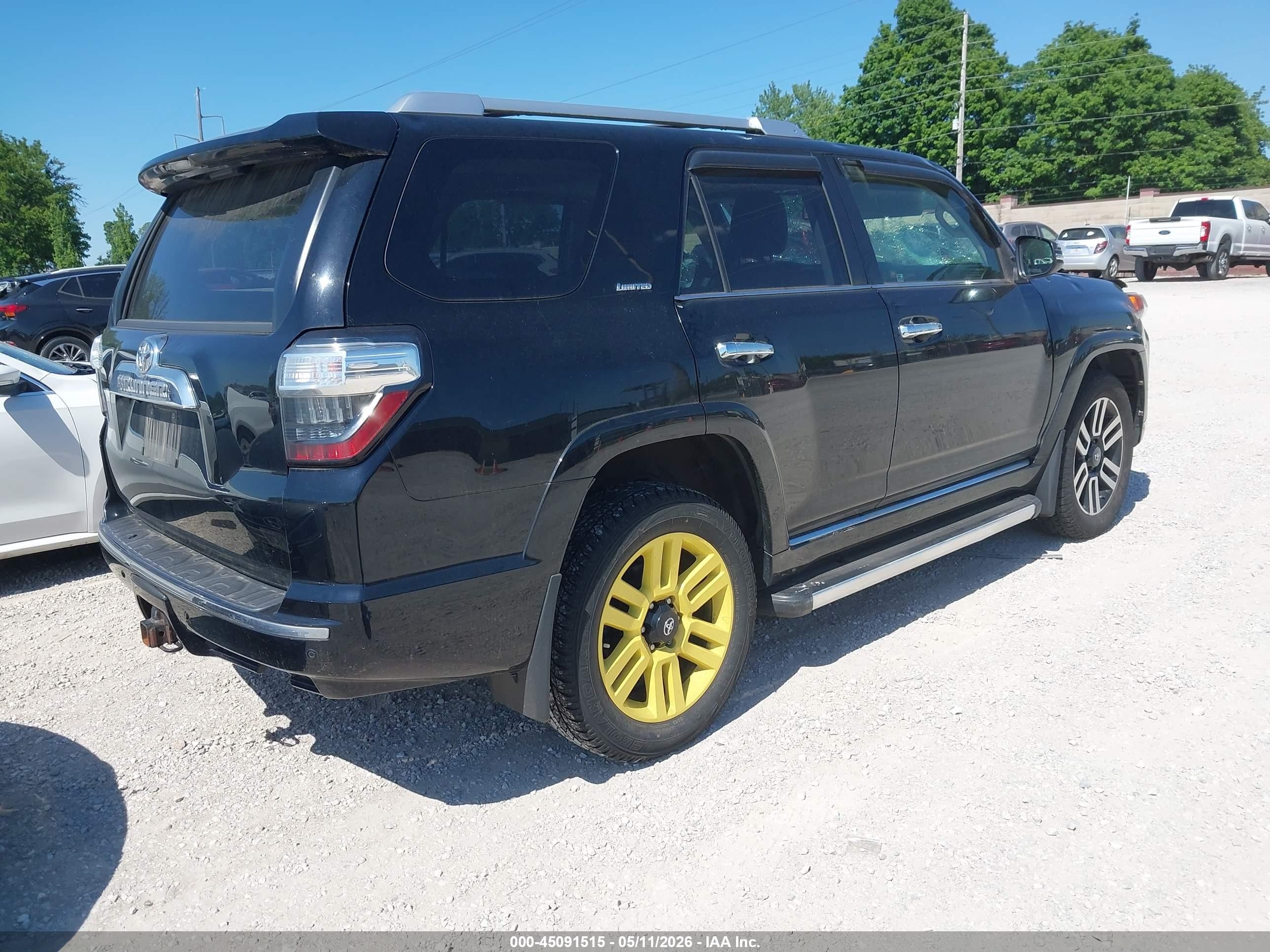 2014 Toyota 4runner Sr5 V6 Black vin: JTEBU5JR2E5180823