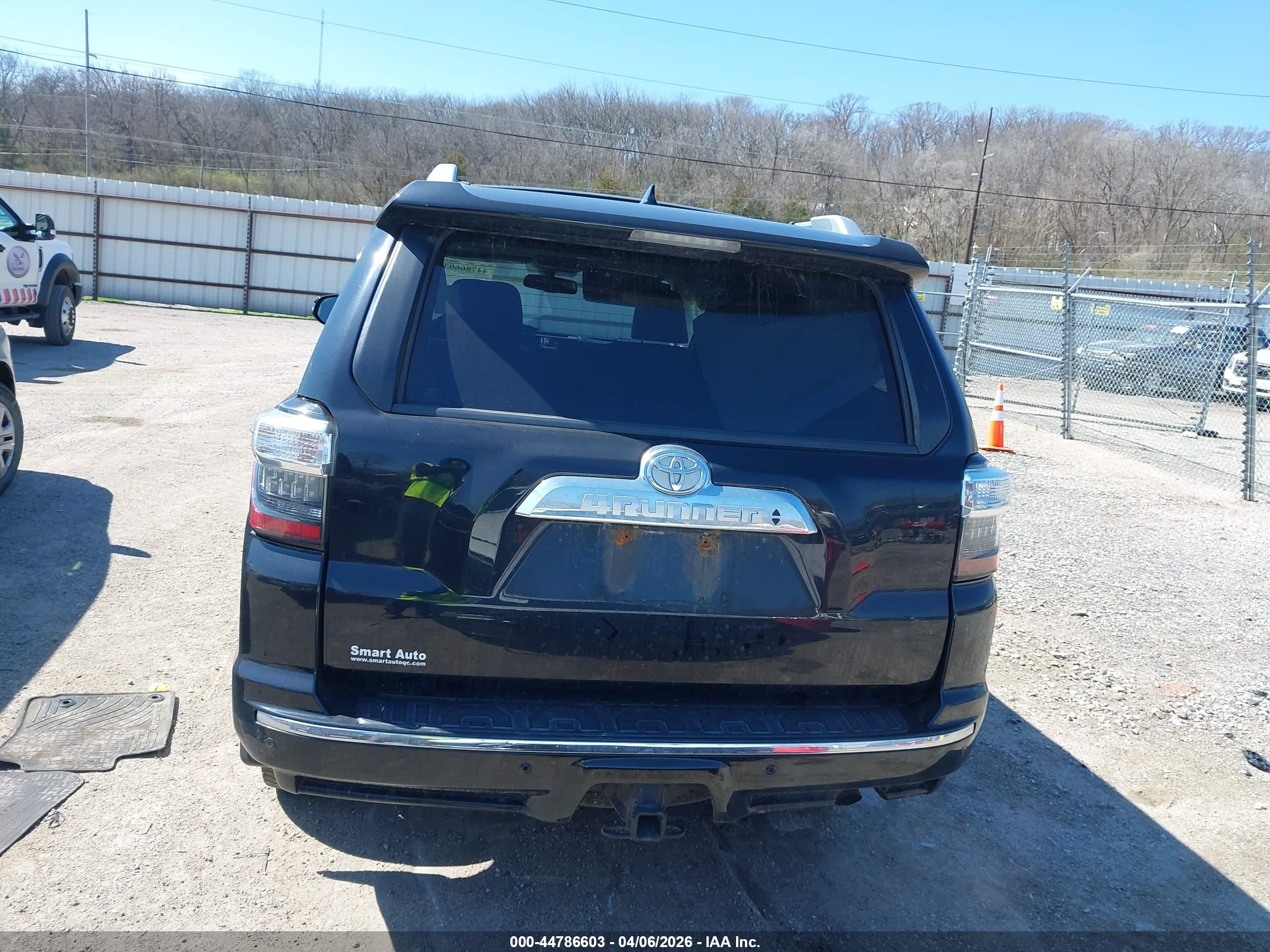 2014 Toyota 4runner Limited Black vin: JTEBU5JR2E5198660