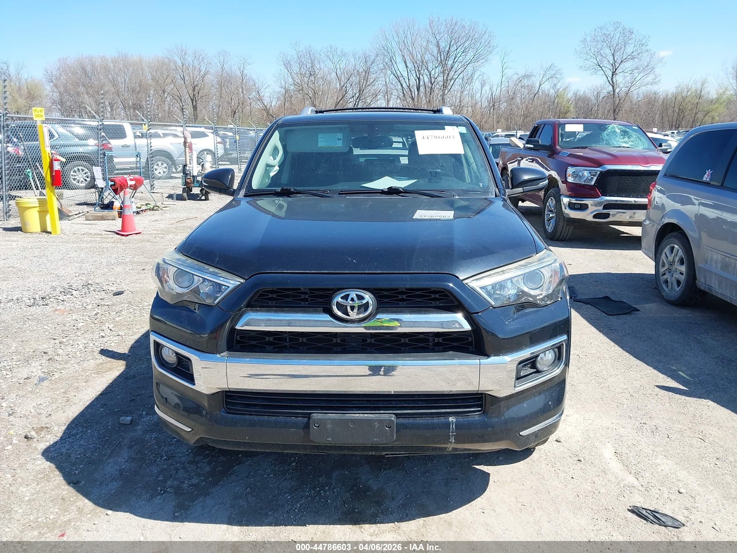 2014 Toyota 4runner Limited Black vin: JTEBU5JR2E5198660