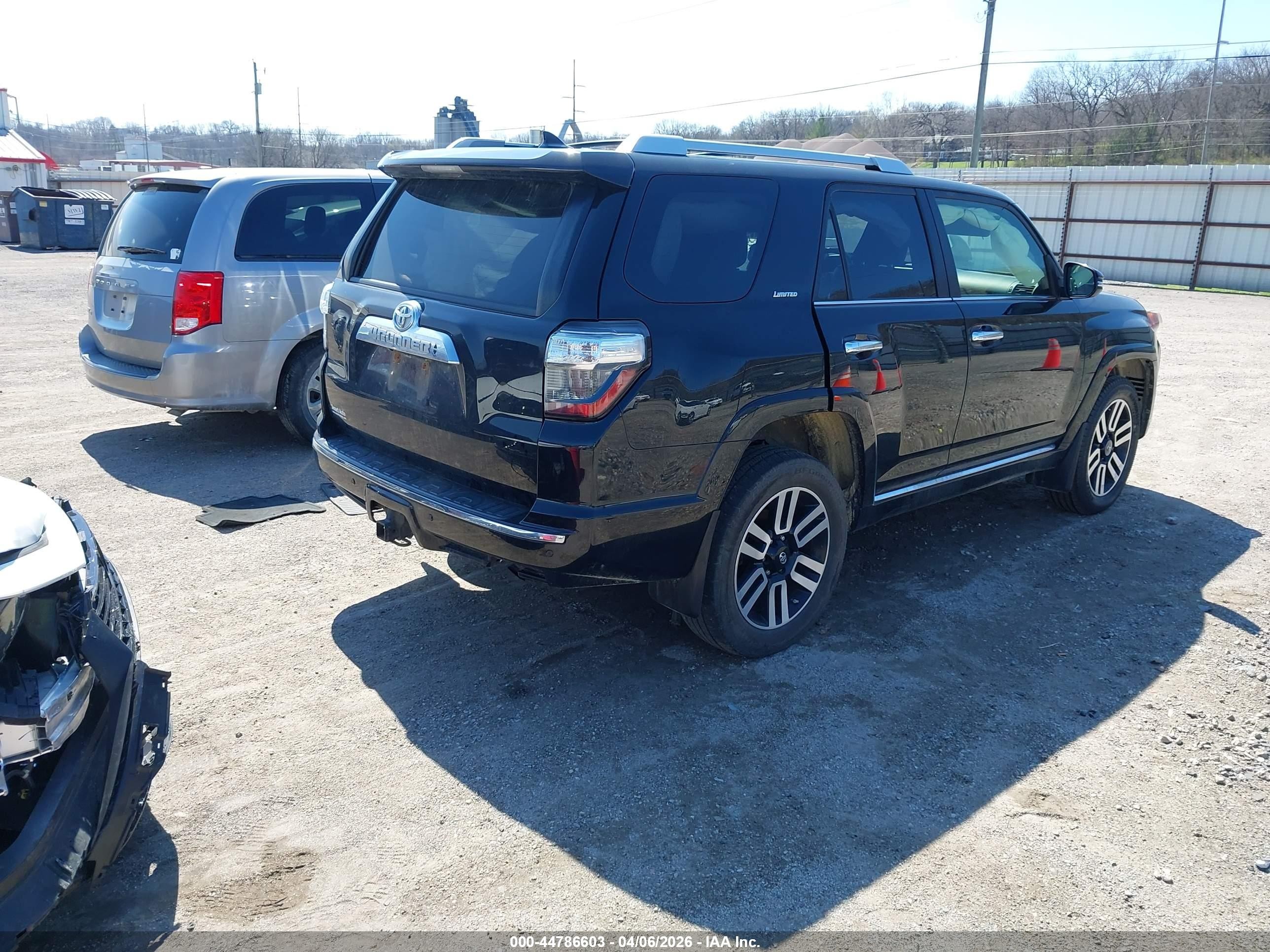 2014 Toyota 4runner Limited Black vin: JTEBU5JR2E5198660