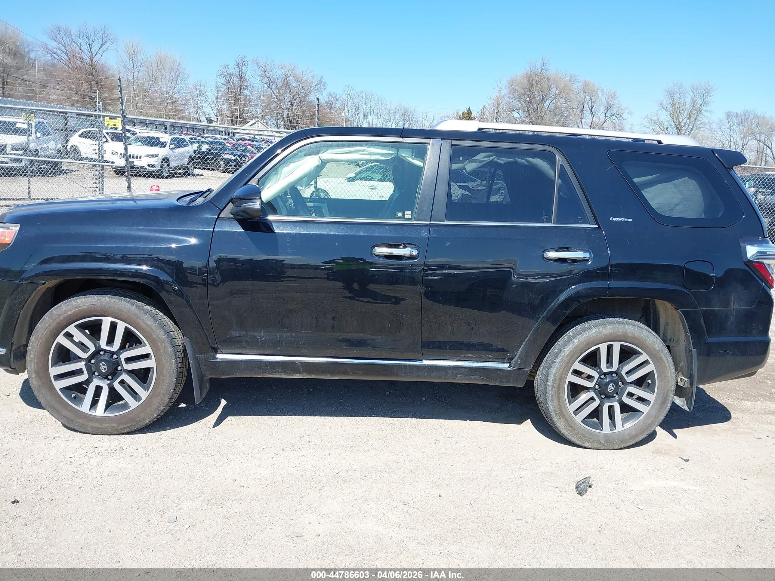 2014 Toyota 4runner Limited Black vin: JTEBU5JR2E5198660