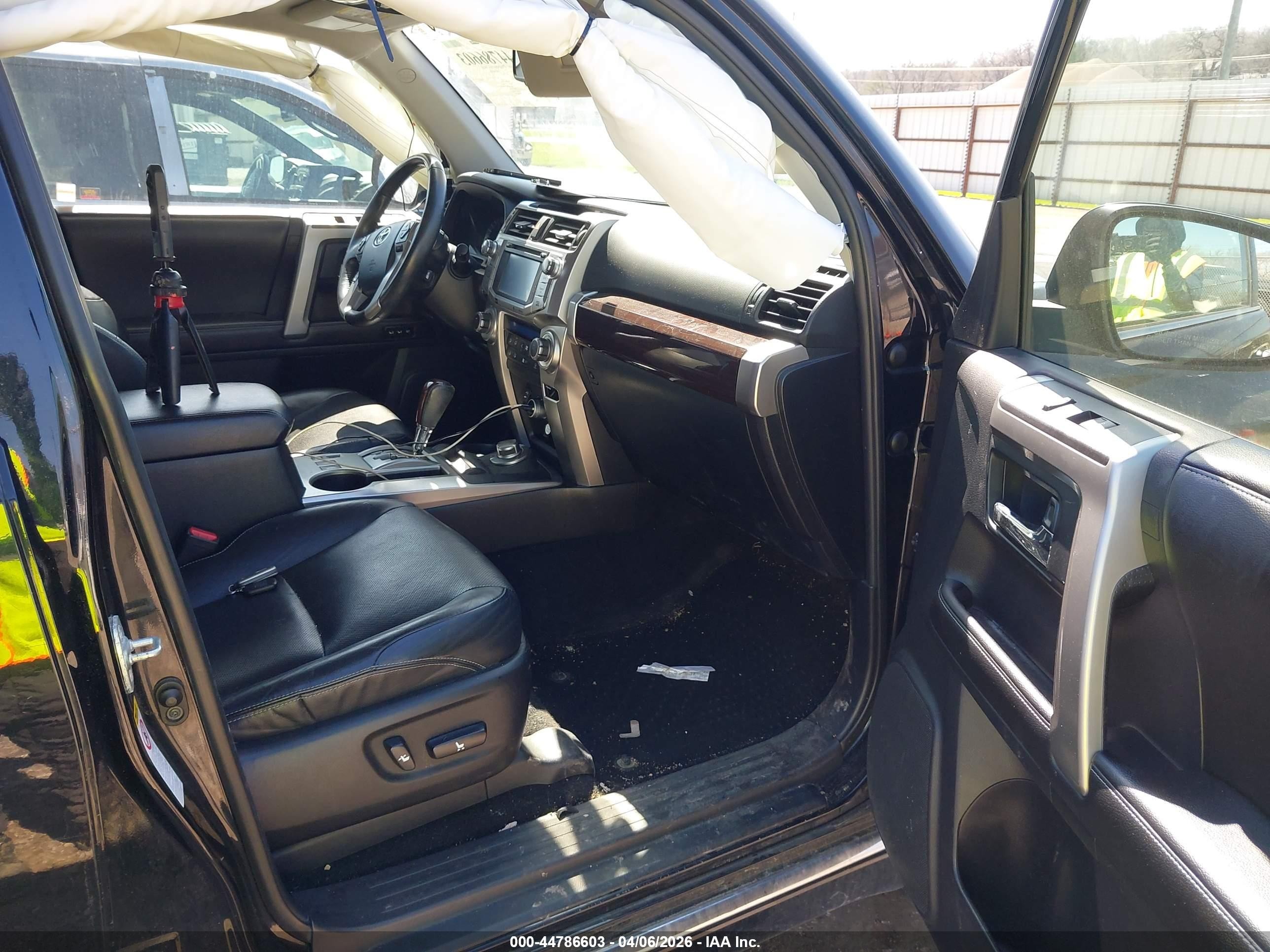 2014 Toyota 4runner Limited Black vin: JTEBU5JR2E5198660