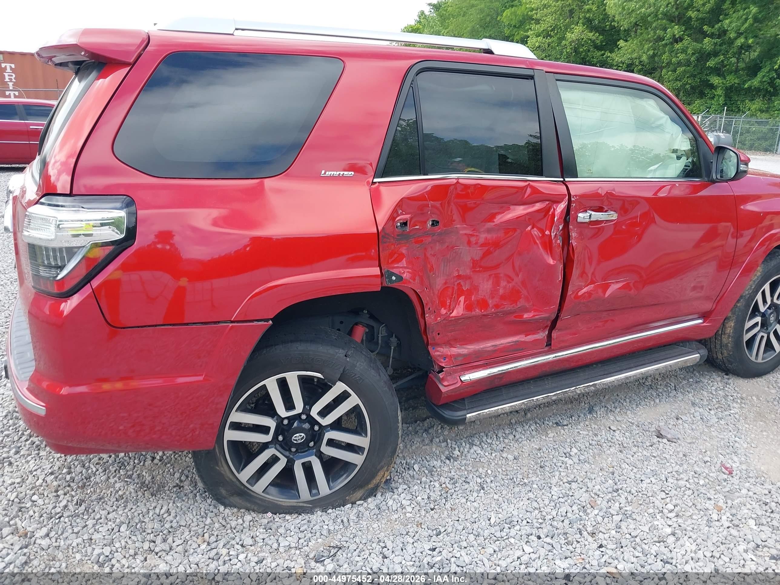 2014 Toyota 4runner Limited Красный vin: JTEBU5JR2E5202982