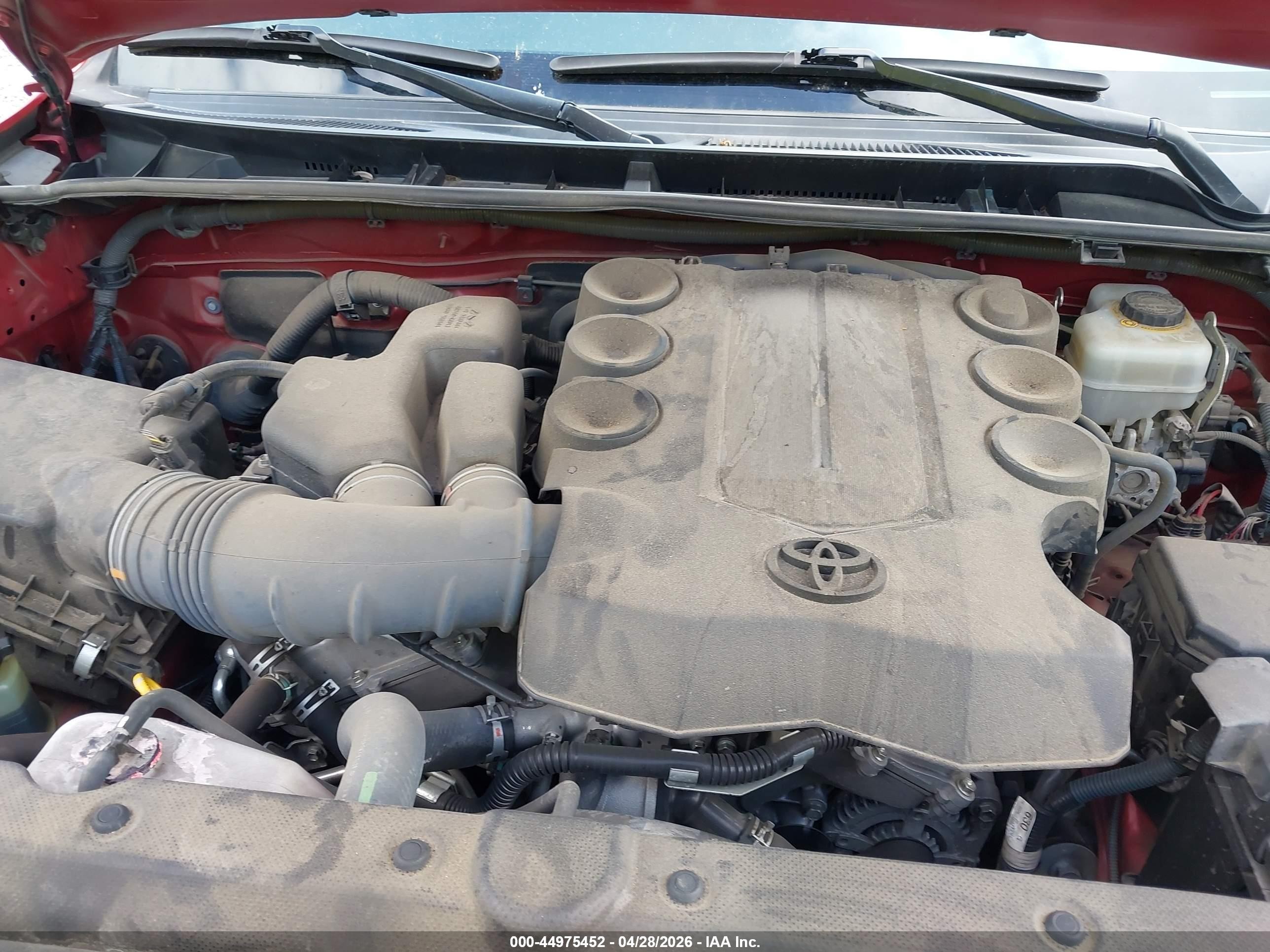 2014 Toyota 4runner Limited Красный vin: JTEBU5JR2E5202982