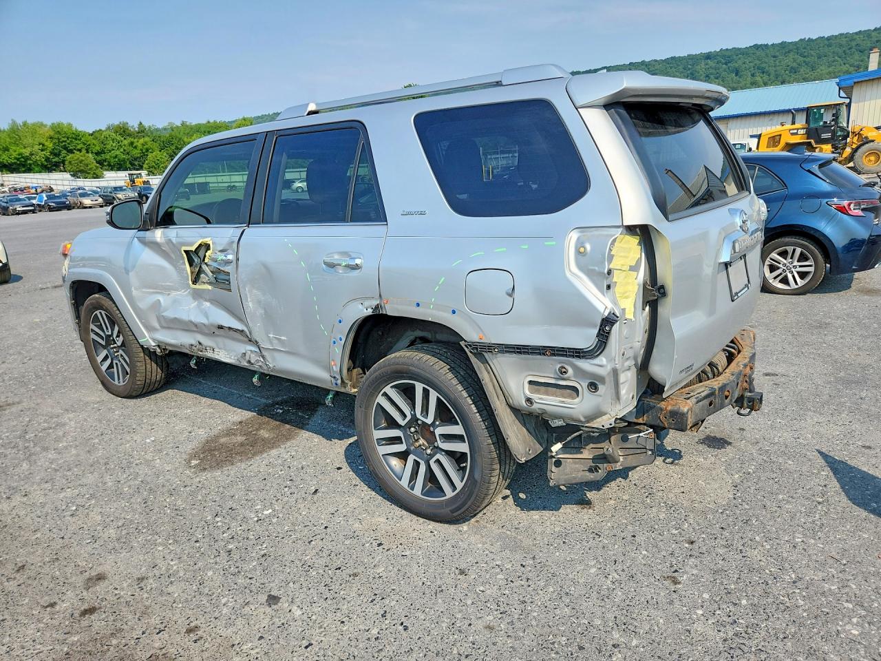 2015 Toyota 4runner Limited Silver vin: JTEBU5JR2F5204894