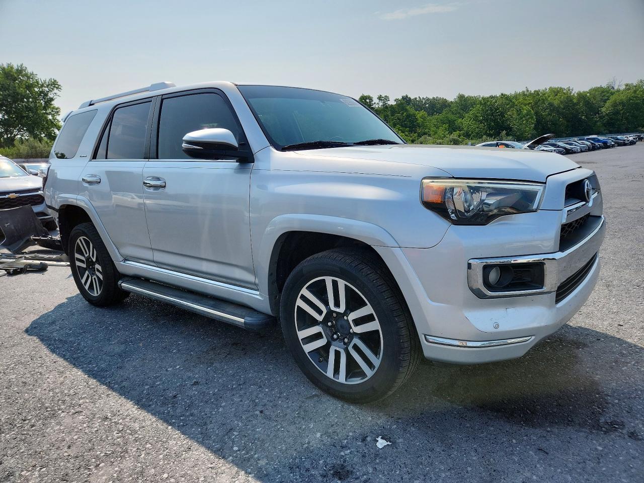 2015 Toyota 4runner Limited Silver vin: JTEBU5JR2F5204894