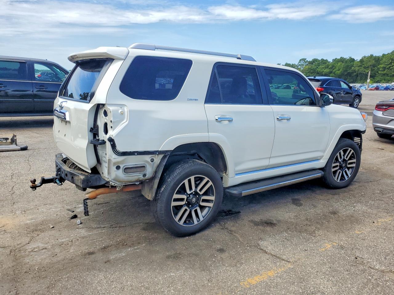 2015 Toyota 4runner Limited Белый vin: JTEBU5JR2F5264402
