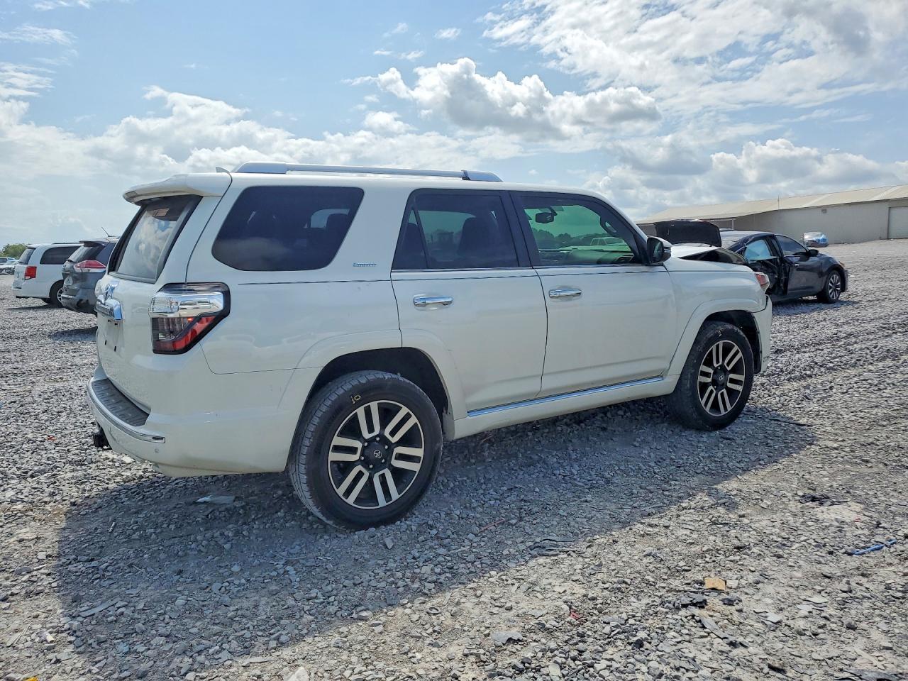 2015 Toyota 4runner Limited White vin: JTEBU5JR2F5271446