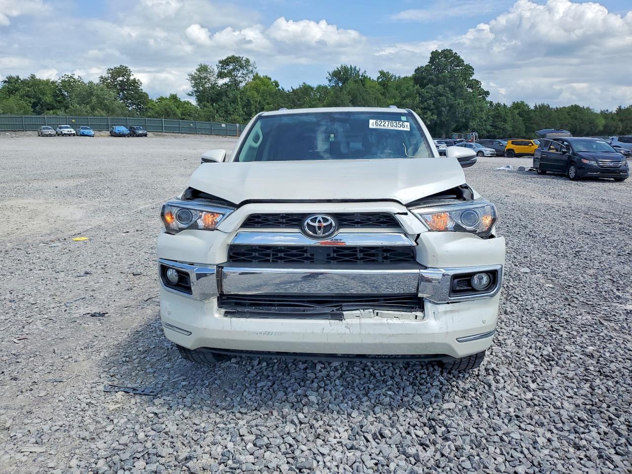 2015 Toyota 4runner Limited White vin: JTEBU5JR2F5271446