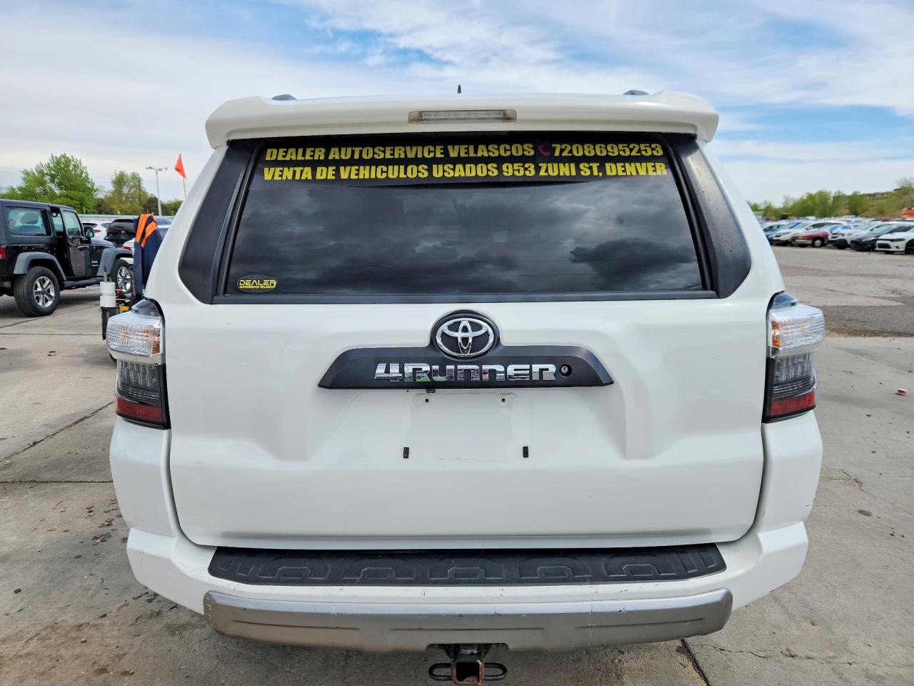 2016 Toyota 4runner Trail White vin: JTEBU5JR2G5345126