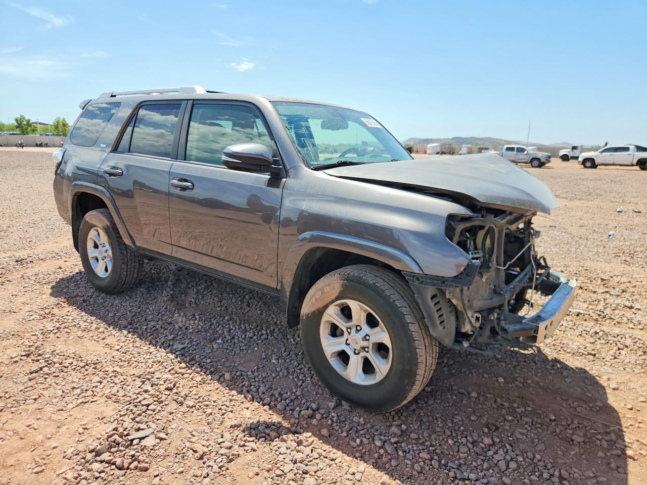 2018 Toyota 4runner Gray vin: JTEBU5JR2J5524113