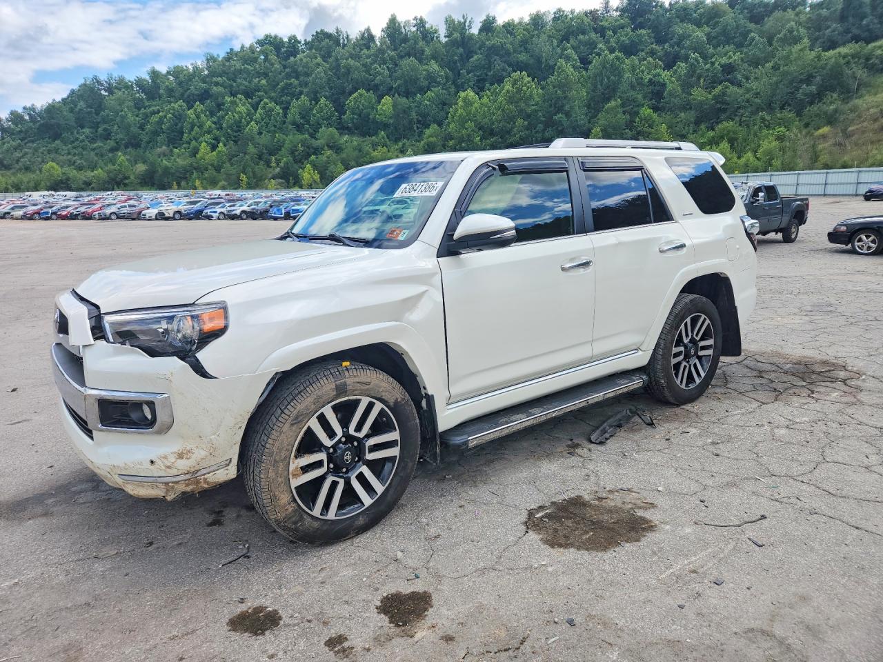 2018 Toyota 4runner Limited White vin: JTEBU5JR2J5600686