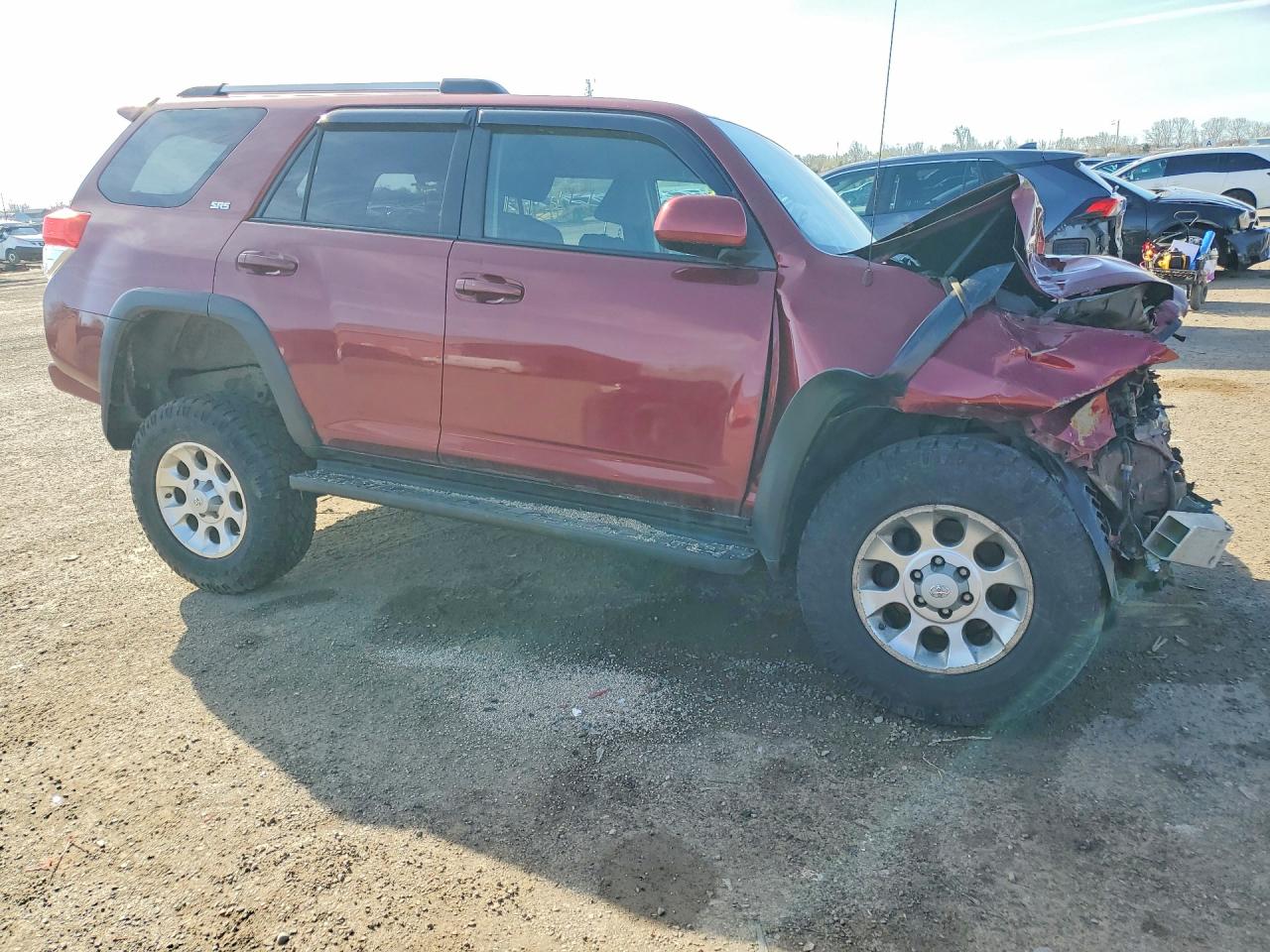 2010 Toyota 4runner Sr5 Red vin: JTEBU5JR3A5025434