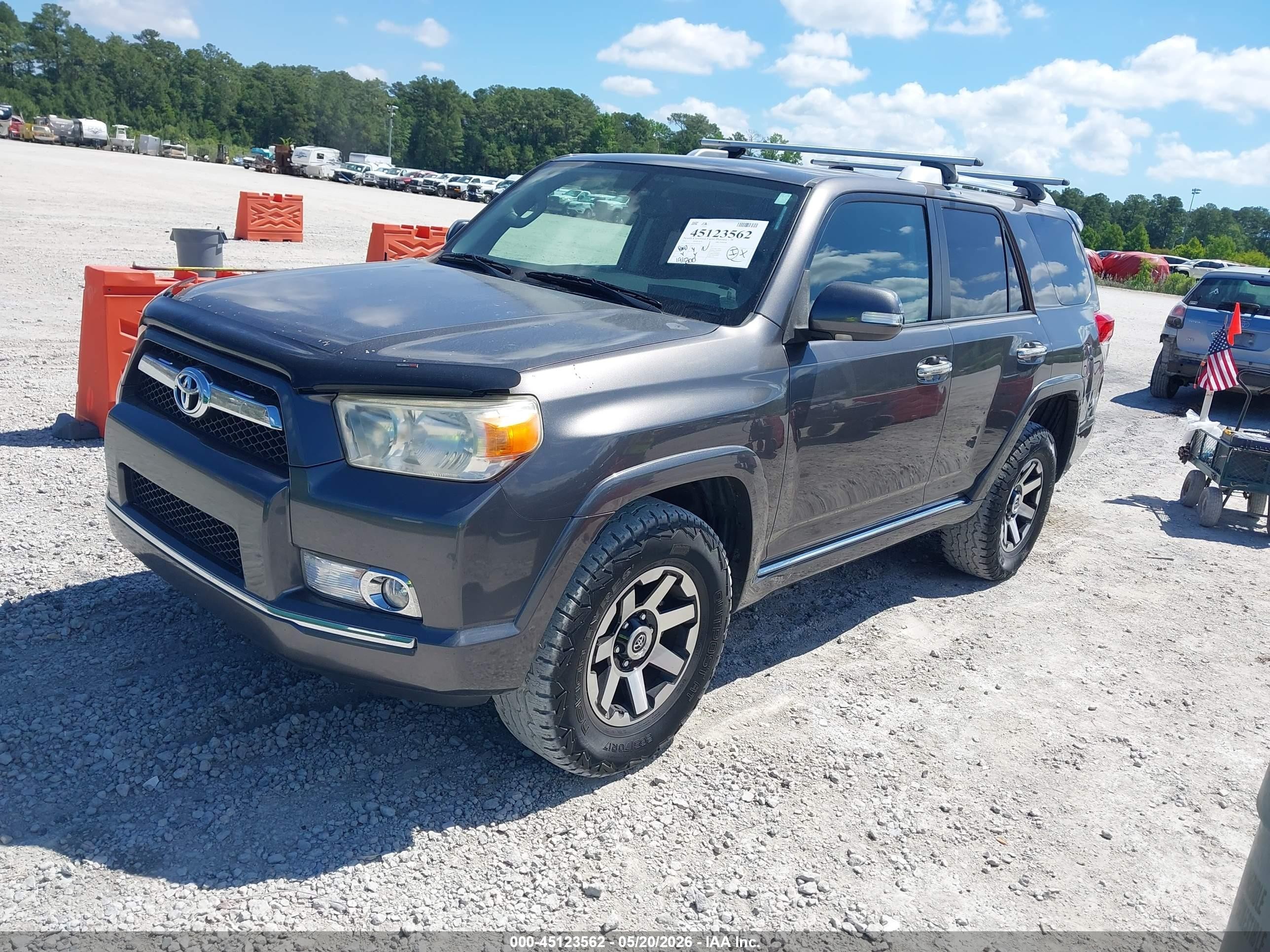 2011 Toyota 4runner Sr5 V6 Gray vin: JTEBU5JR3B5039383