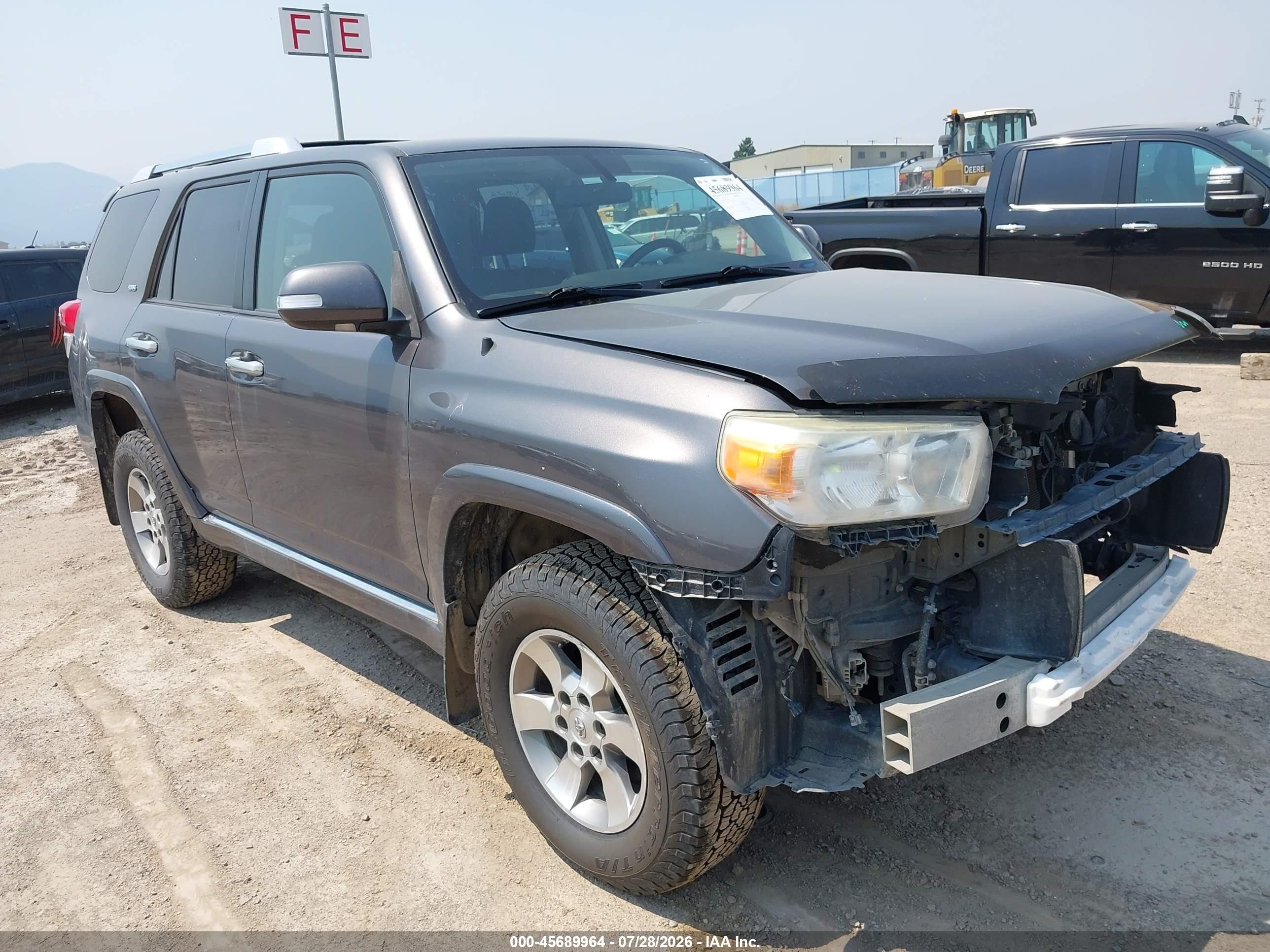 2011 Toyota 4runner Sr5 V6 Gray vin: JTEBU5JR3B5057642