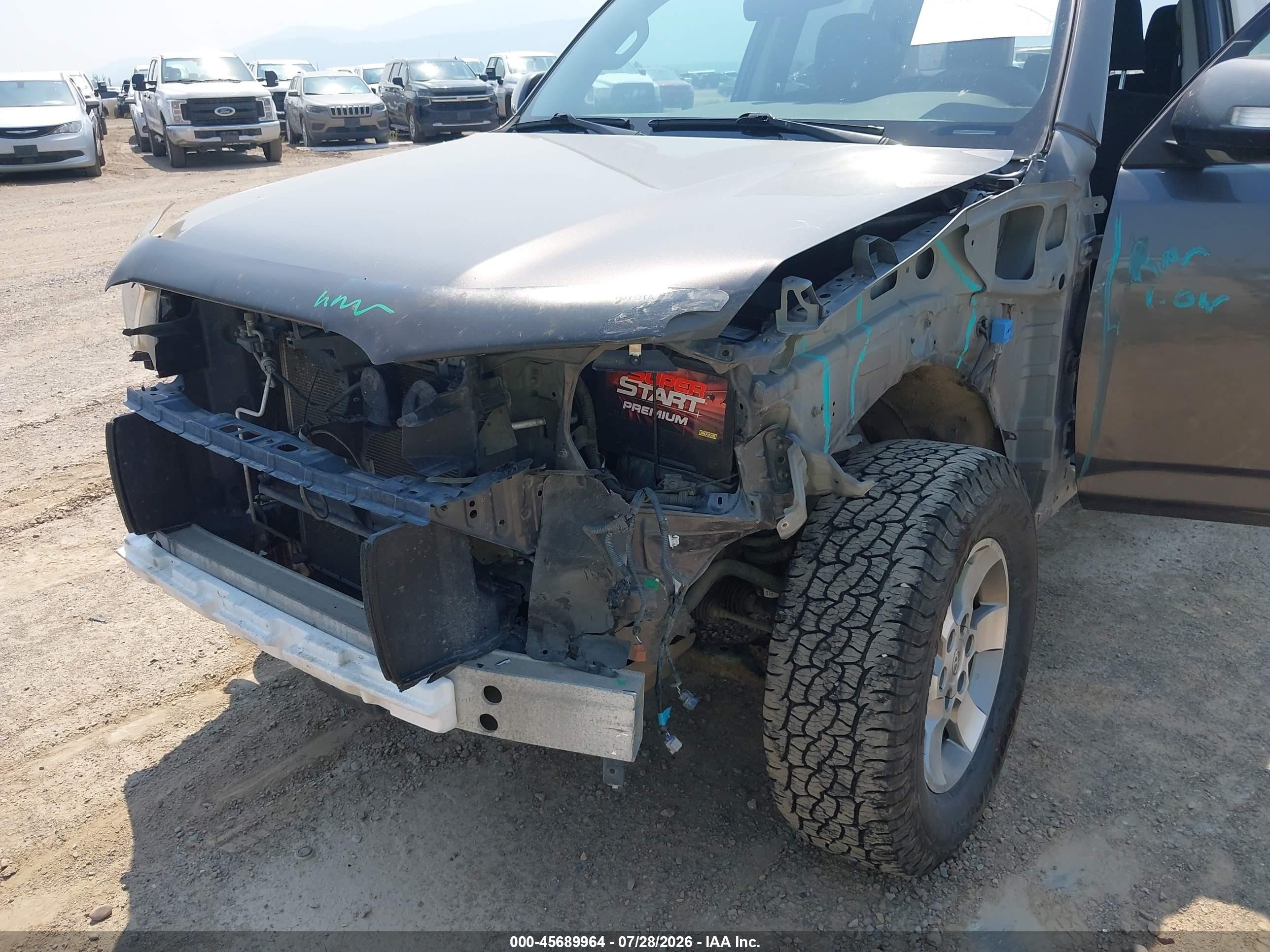 2011 Toyota 4runner Sr5 V6 Gray vin: JTEBU5JR3B5057642