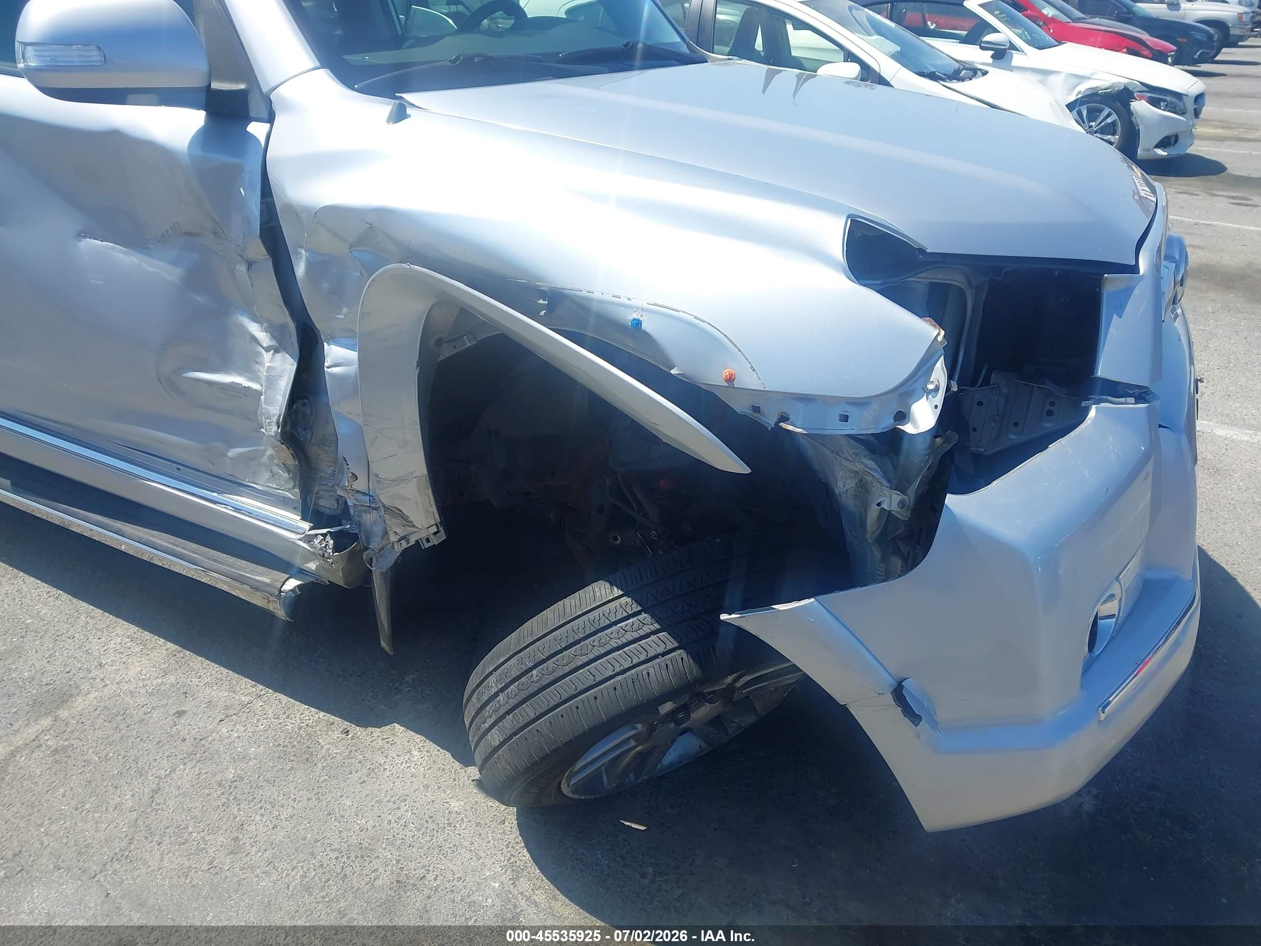 2011 Toyota 4runner Limited V6 Silver vin: JTEBU5JR3B5076918