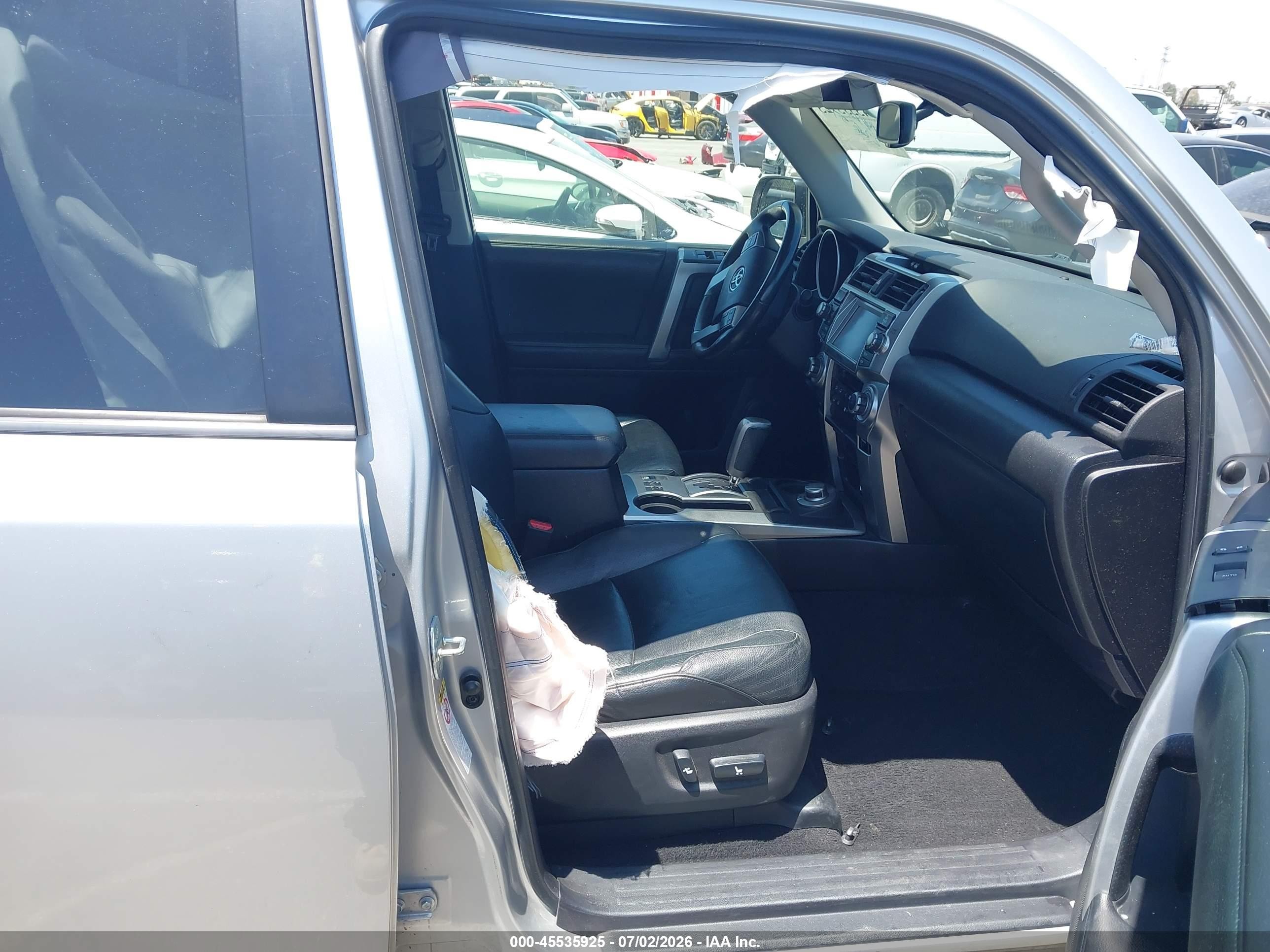 2011 Toyota 4runner Limited V6 Silver vin: JTEBU5JR3B5076918
