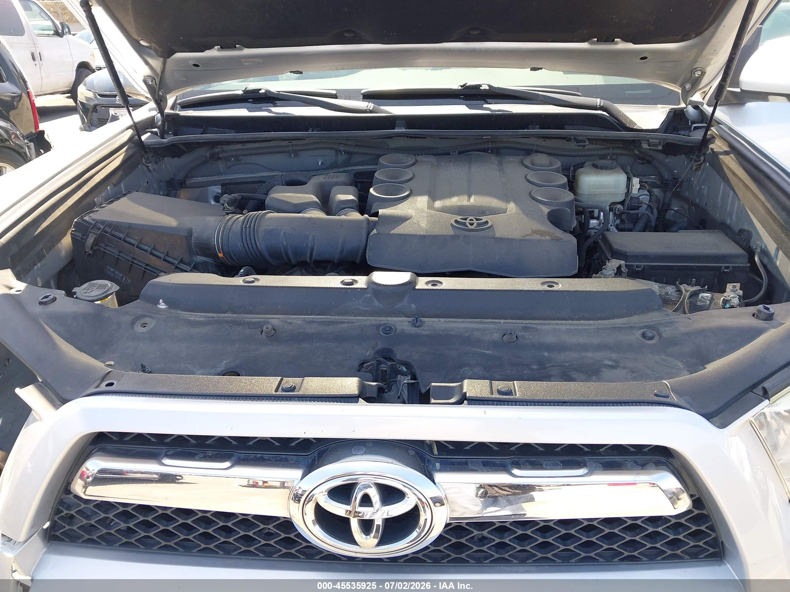 2011 Toyota 4runner Limited V6 Silver vin: JTEBU5JR3B5076918