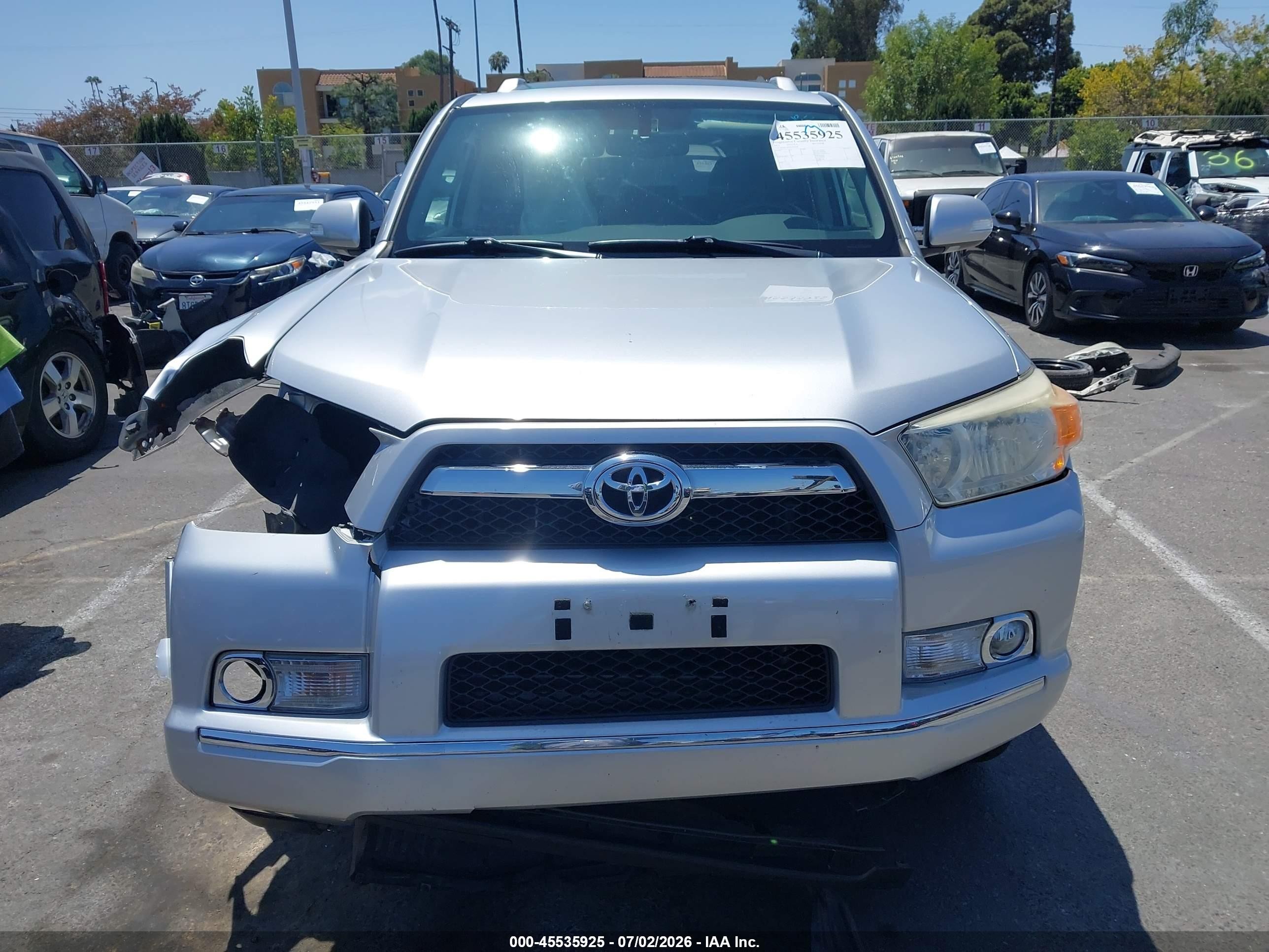 2011 Toyota 4runner Limited V6 Silver vin: JTEBU5JR3B5076918