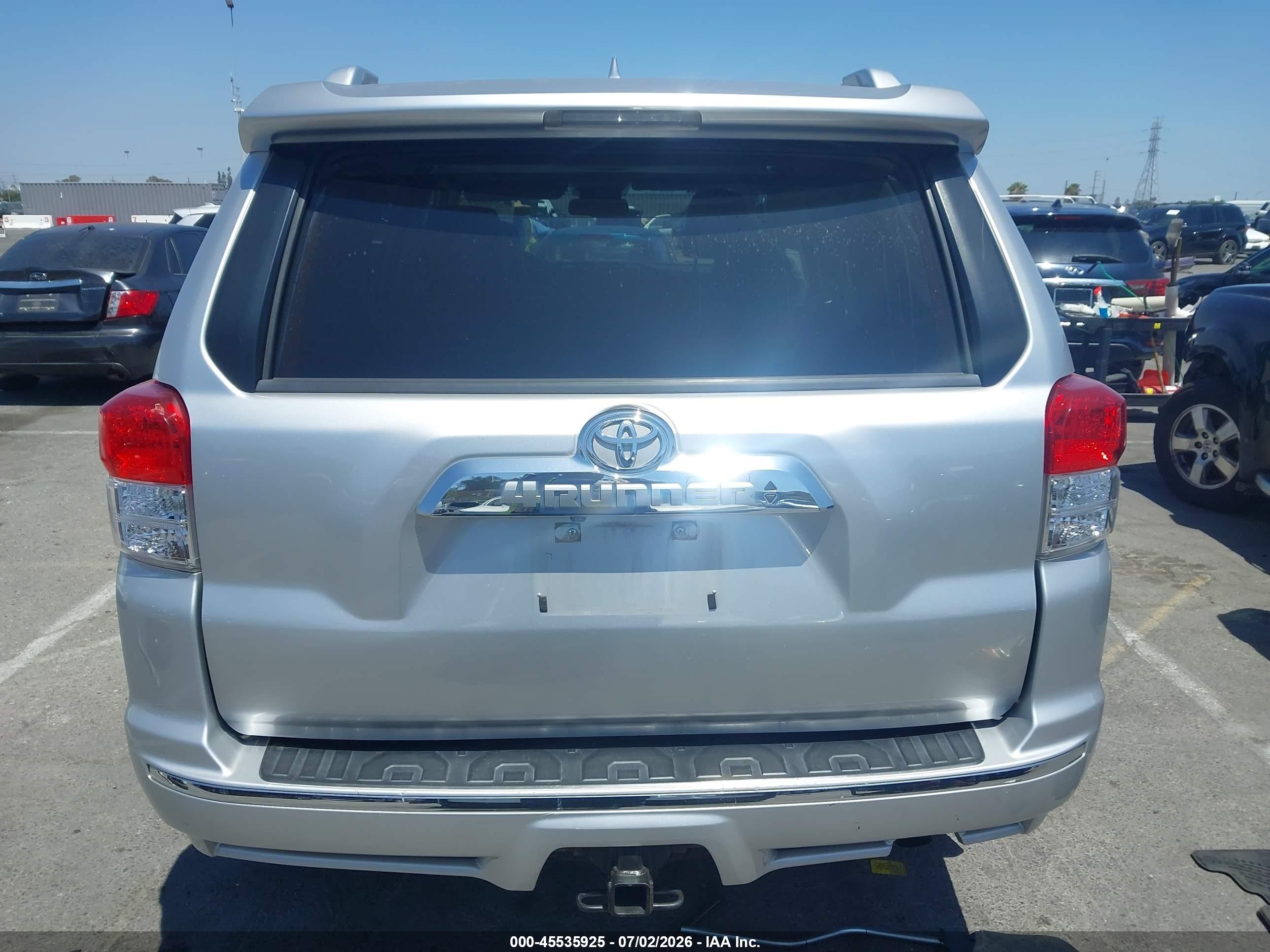 2011 Toyota 4runner Limited V6 Silver vin: JTEBU5JR3B5076918