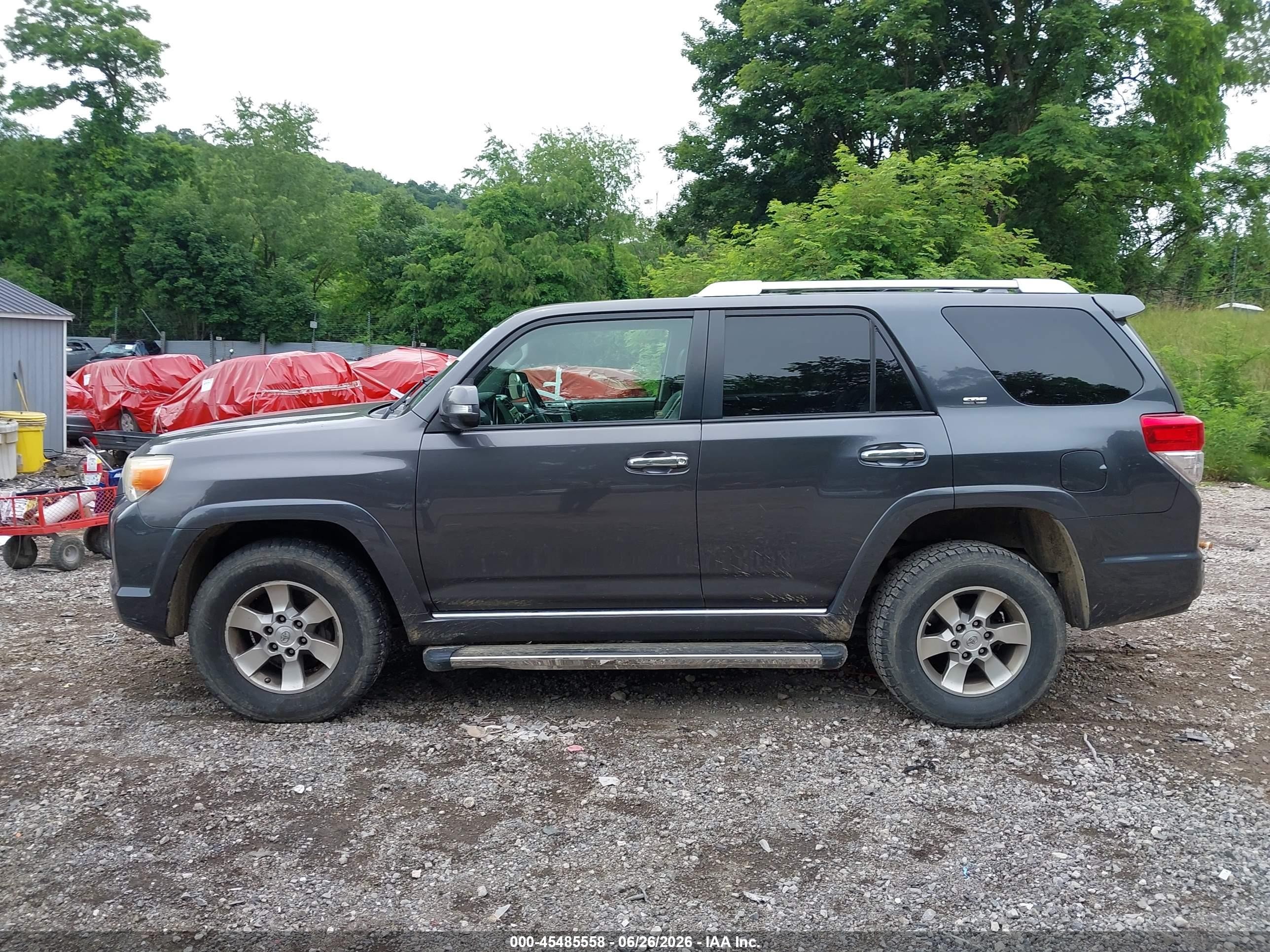 2011 Toyota 4runner Sr5 V6 Gray vin: JTEBU5JR3B5077003