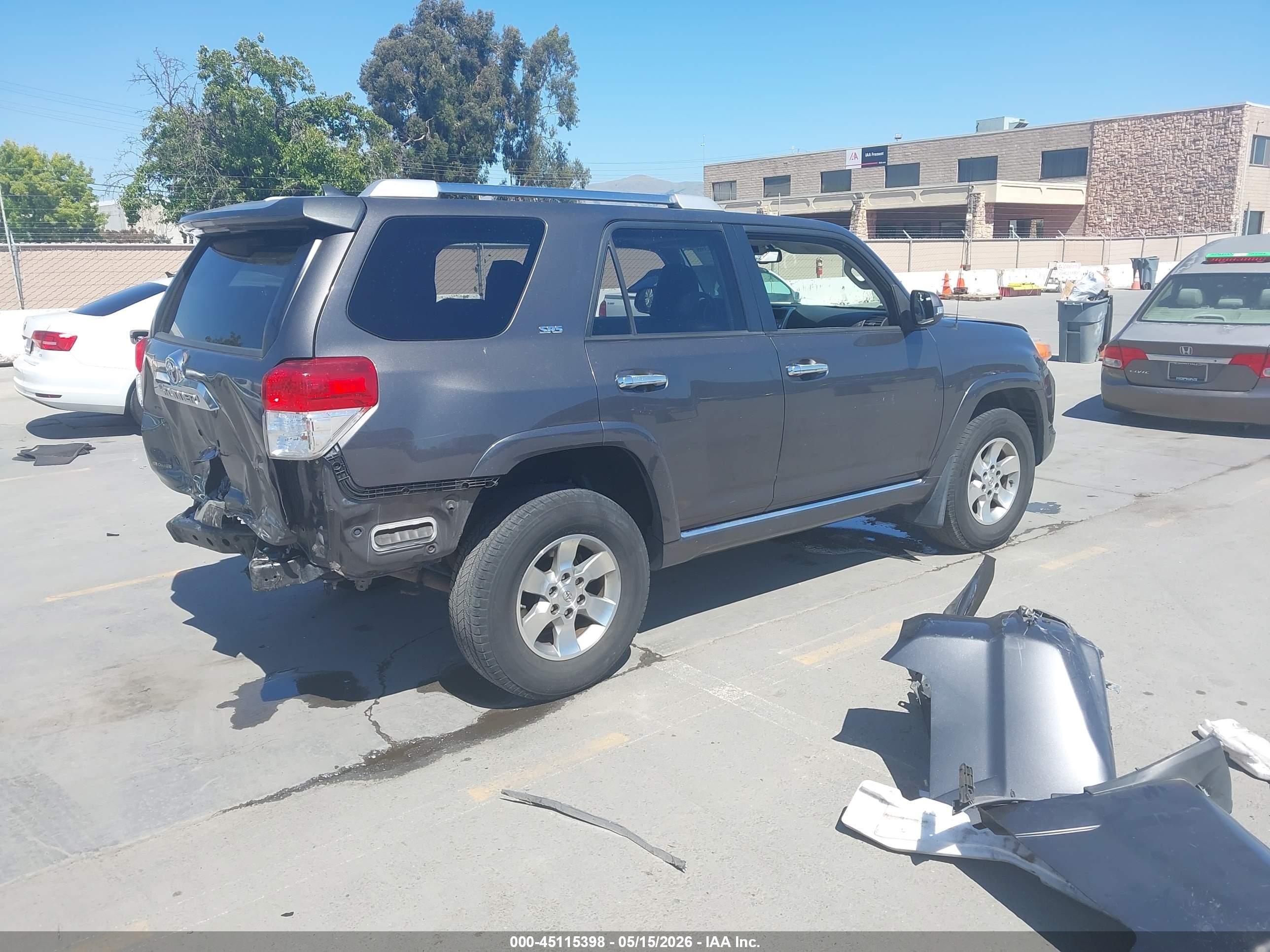 2012 Toyota 4runner Sr5 Gray vin: JTEBU5JR3C5087788