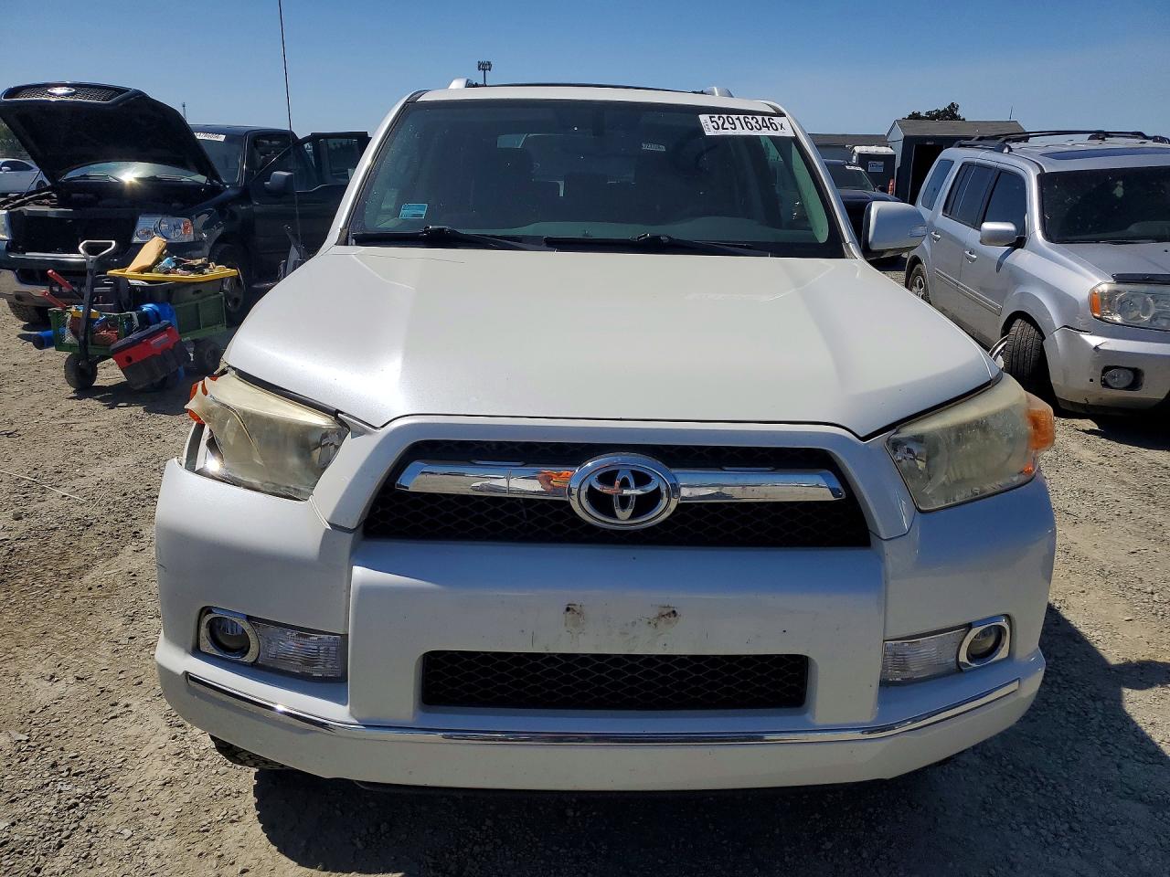 2012 Toyota 4runner Sr5 White vin: JTEBU5JR3C5098581