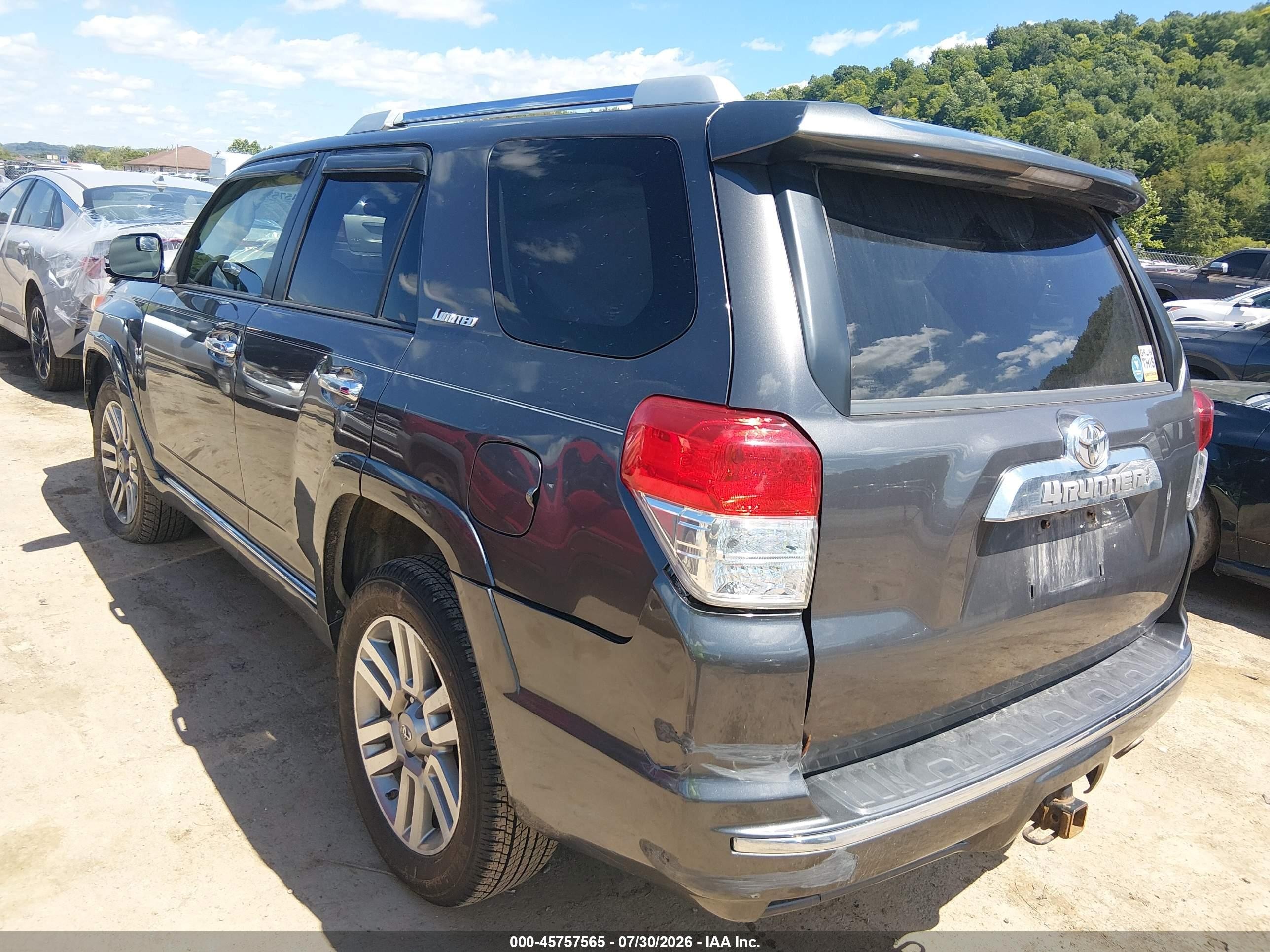 2012 Toyota 4runner Limited Серый vin: JTEBU5JR3C5098838