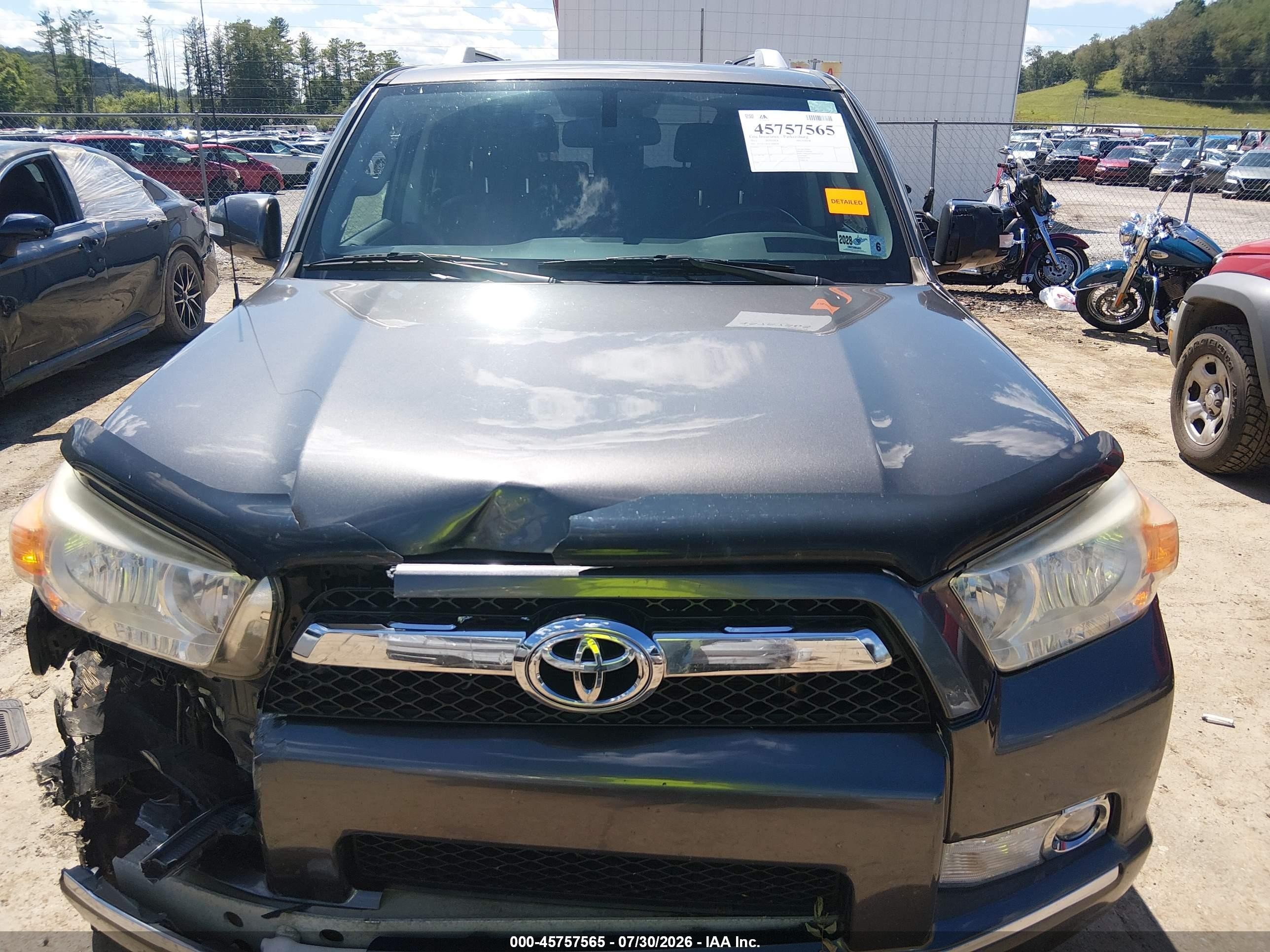 2012 Toyota 4runner Limited Серый vin: JTEBU5JR3C5098838