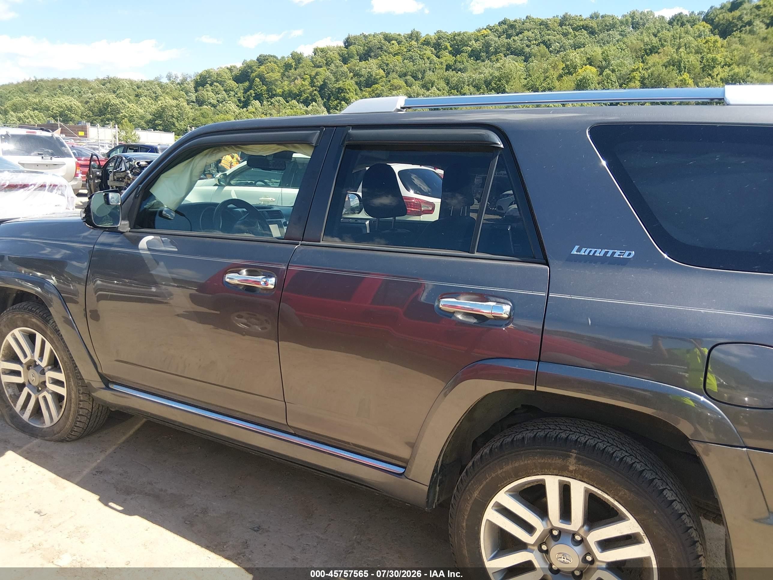 2012 Toyota 4runner Limited Серый vin: JTEBU5JR3C5098838